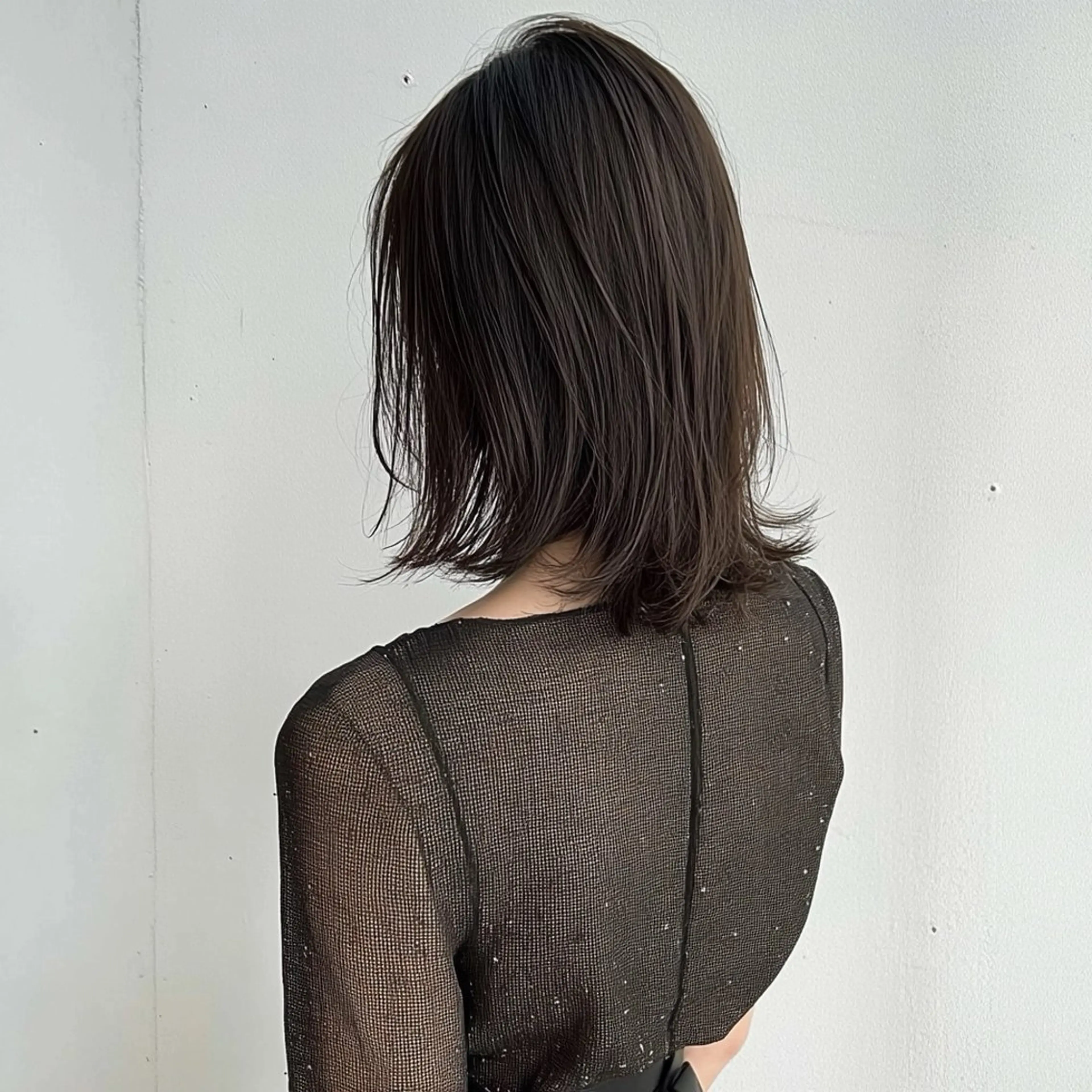 ミディアム カラー カット ヘアカラー トリートメント mua 鳳のヘアスタイル