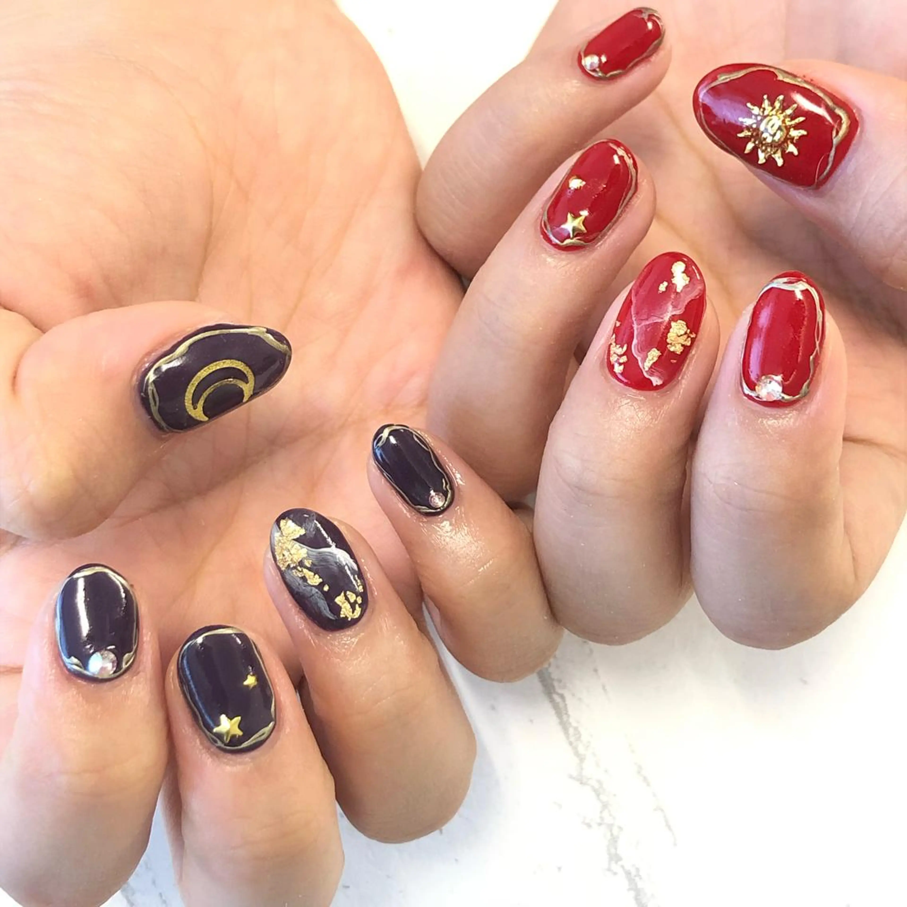 カラー ネイル ジェルネイル KIREIE NAILSのネイルデザイン
