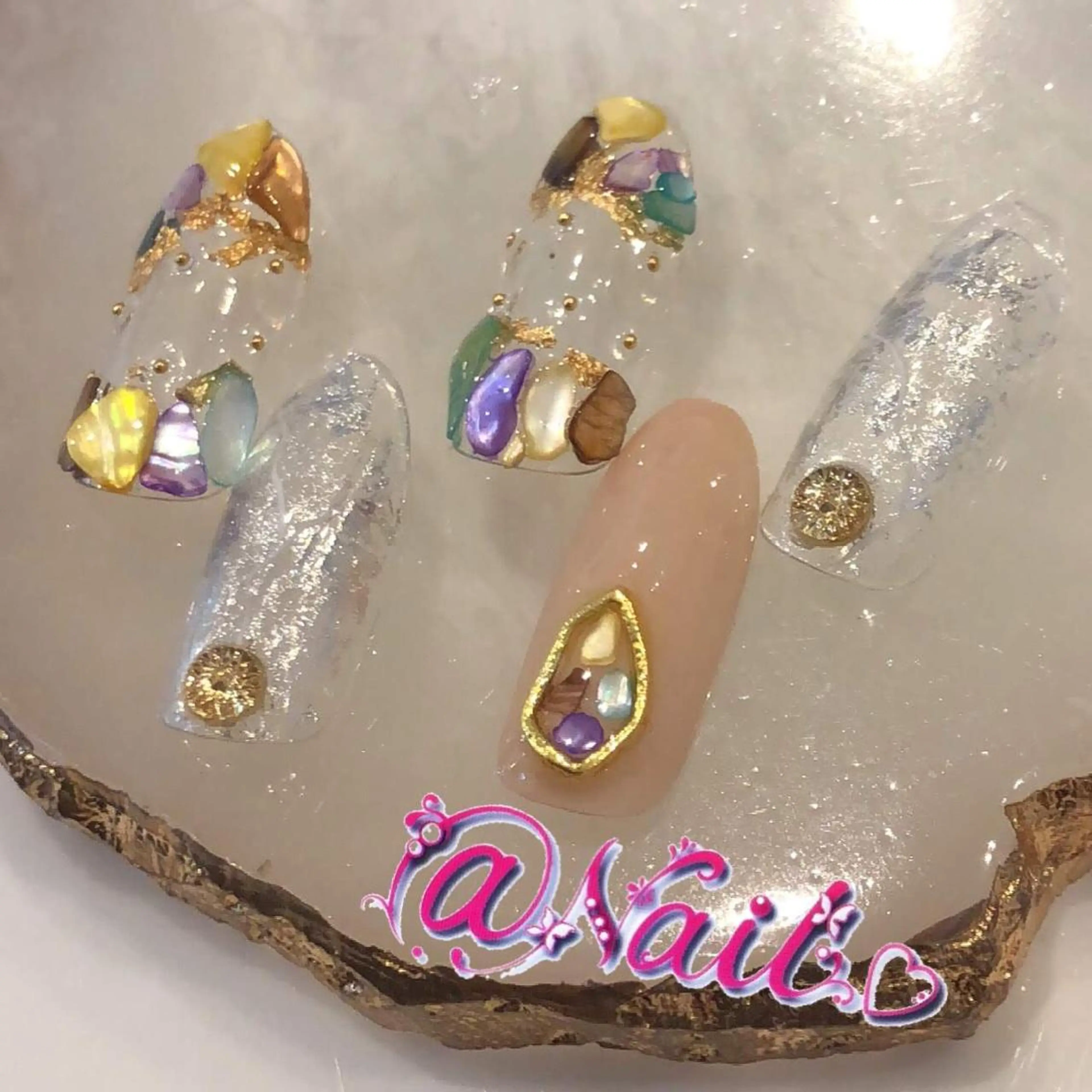 ネイル ネイルチップ 小尾 栞のネイルデザイン