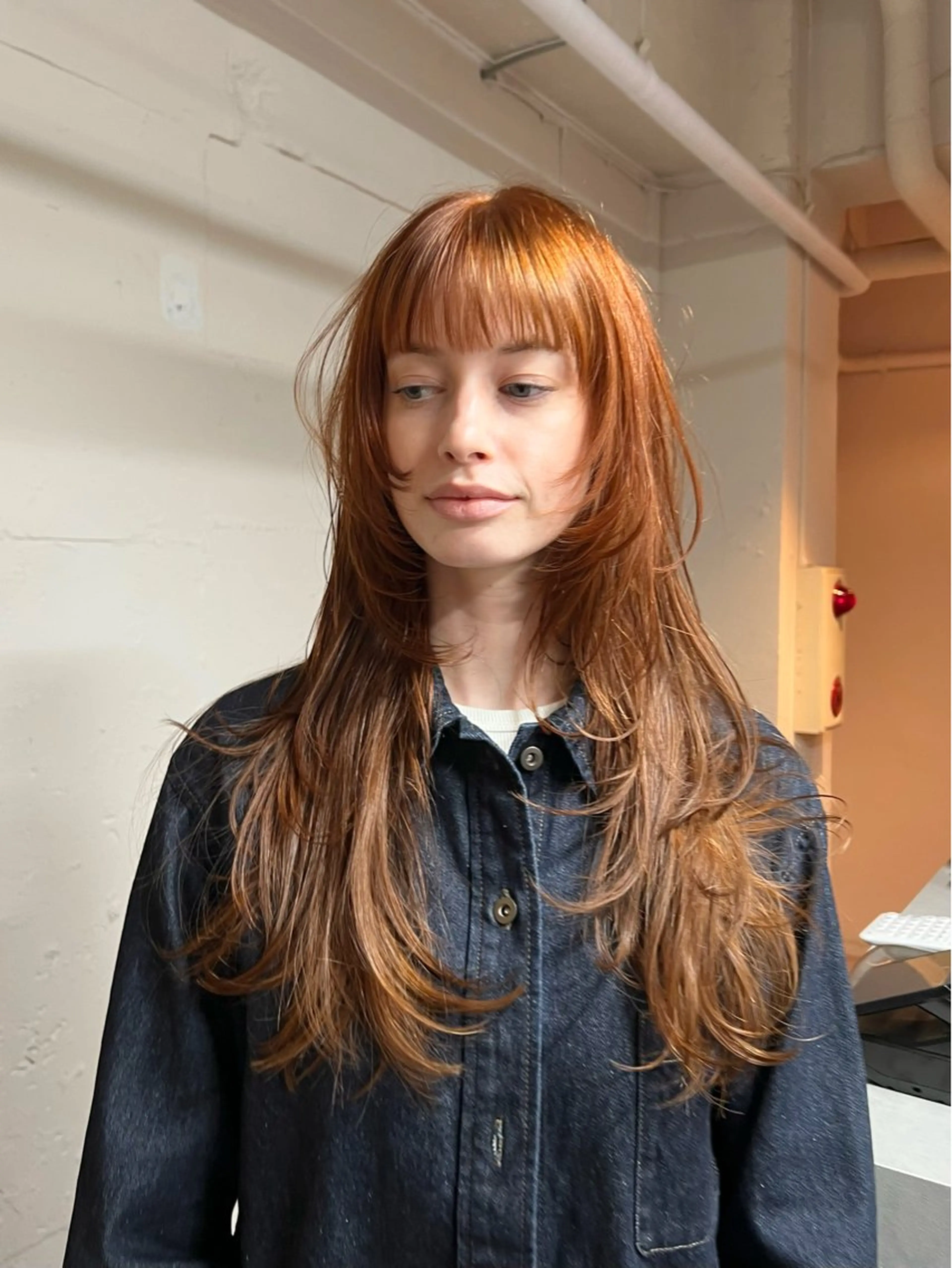 ロング カット ヘアカラー tokute Takahashiのヘアスタイル