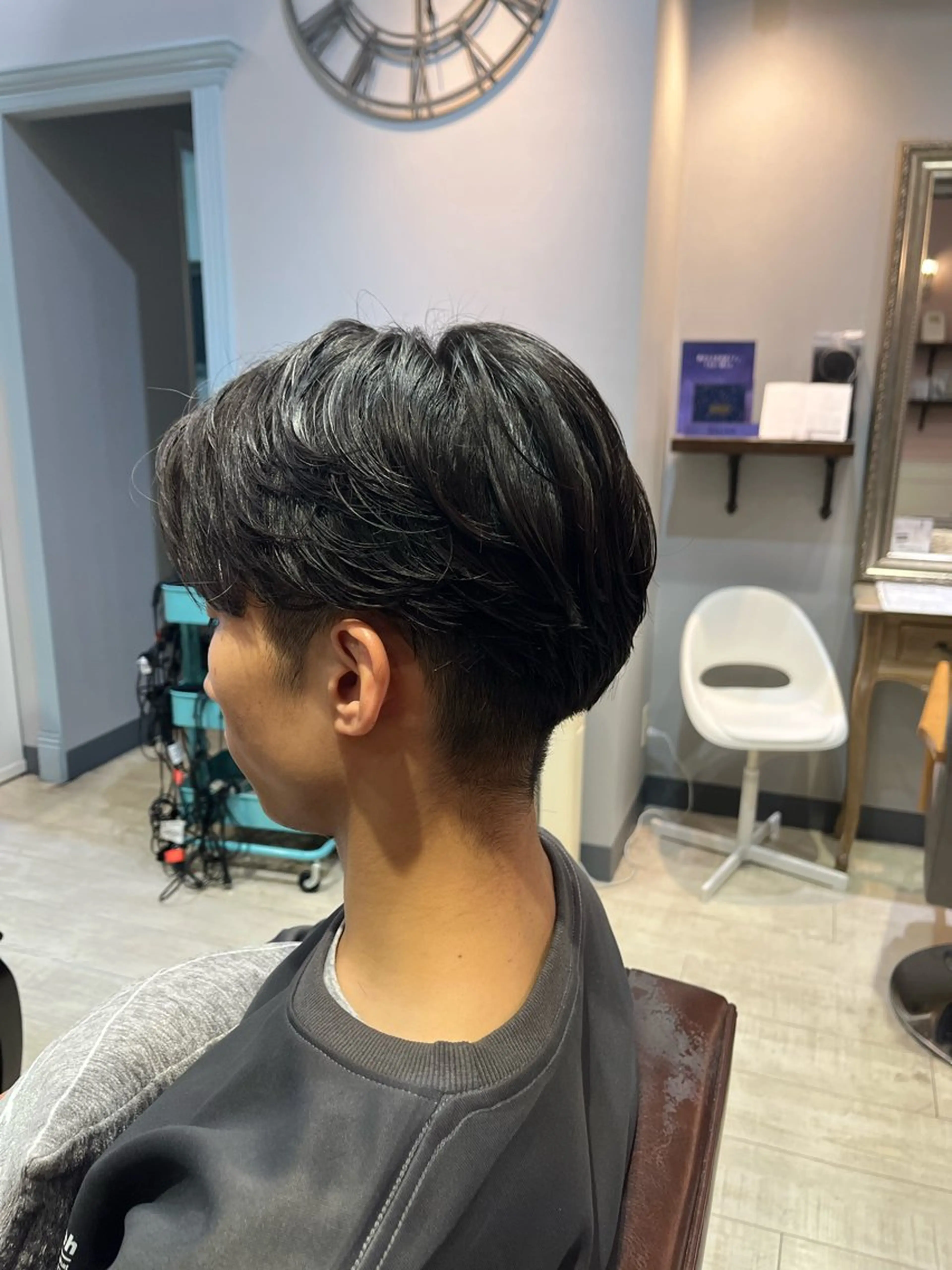 パーマ メンズ メンズパーマ ニュアンスパーマ カット パーマ レイヤー/透明感/髪 質改善/メンズ/佐藤のヘアスタイル