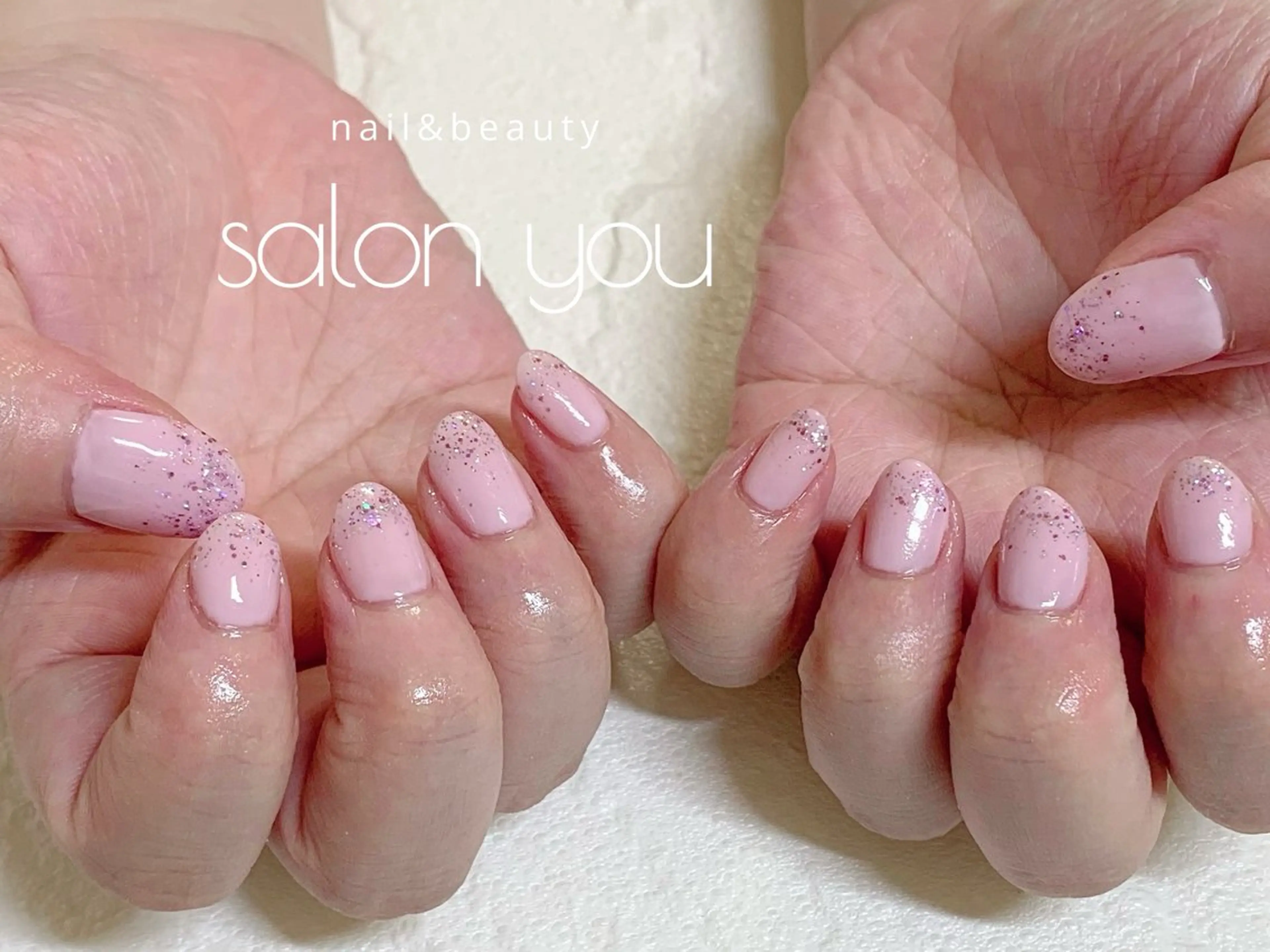 ネイル パステルネイル ピンク salonyou所属・salon youのマツエク・マツパデザイン