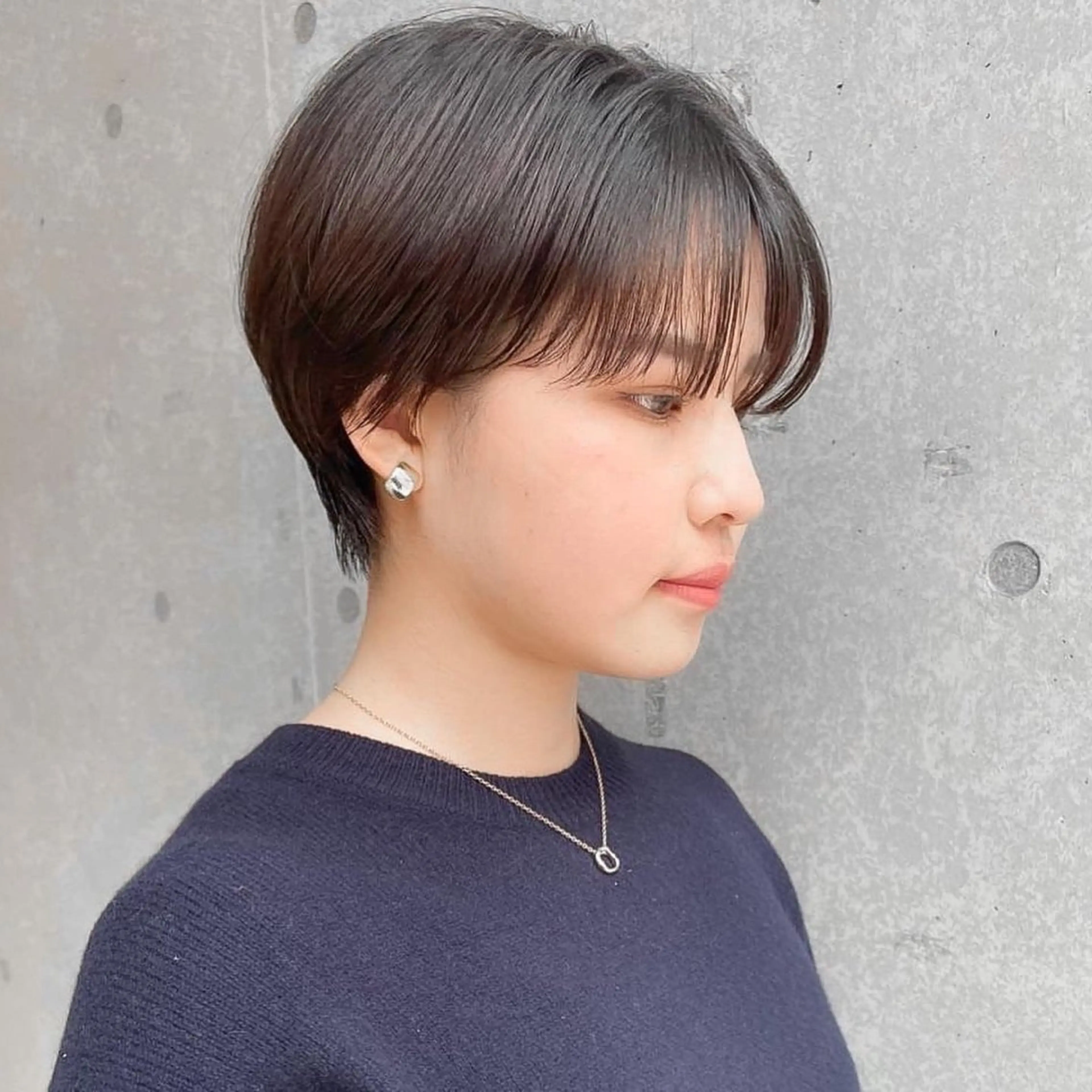 ショート レイヤー/韓国/ 顔周り/しんやのヘアスタイル