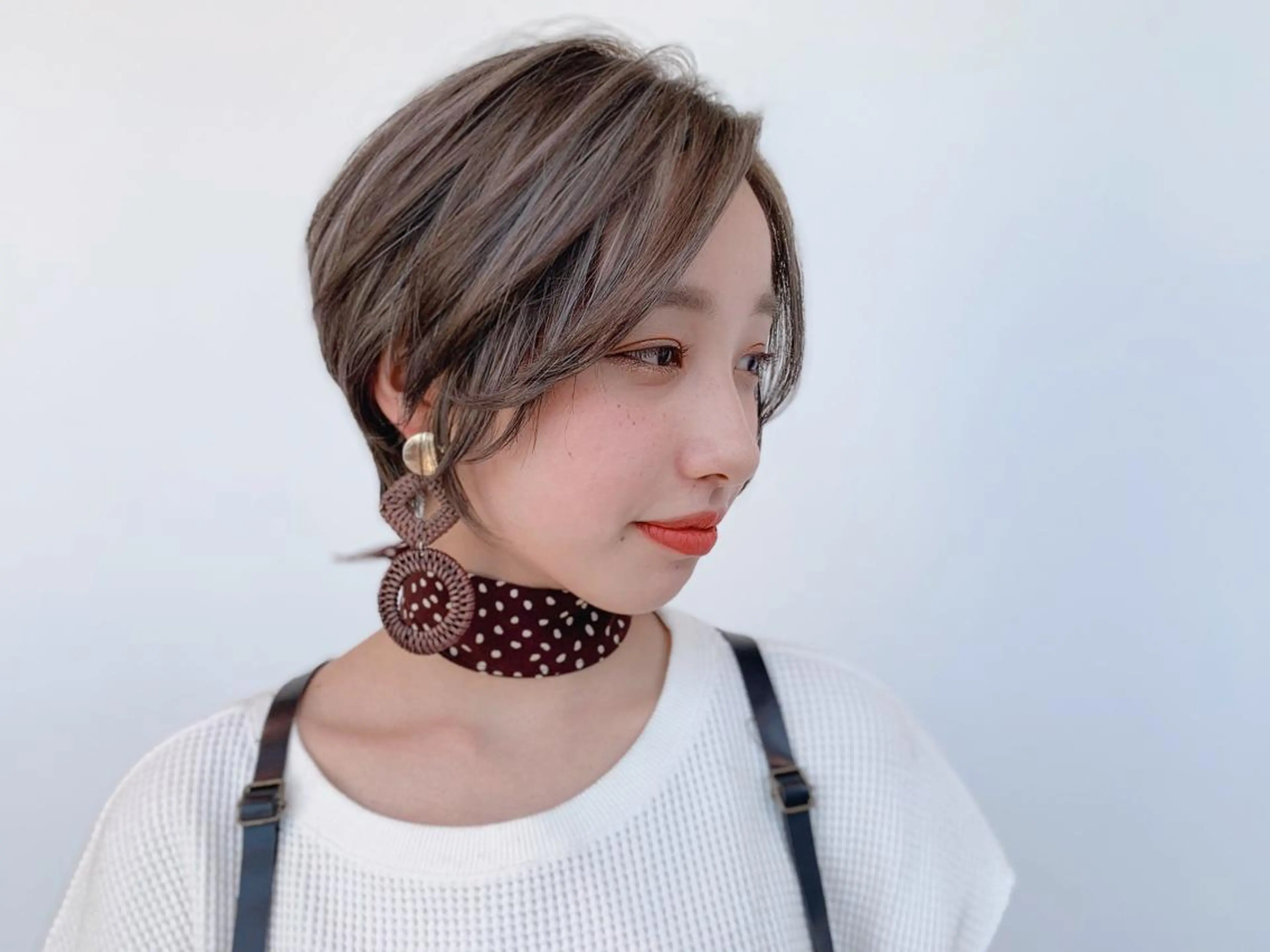 ショート ハイライト Lond enikaのヘアスタイル