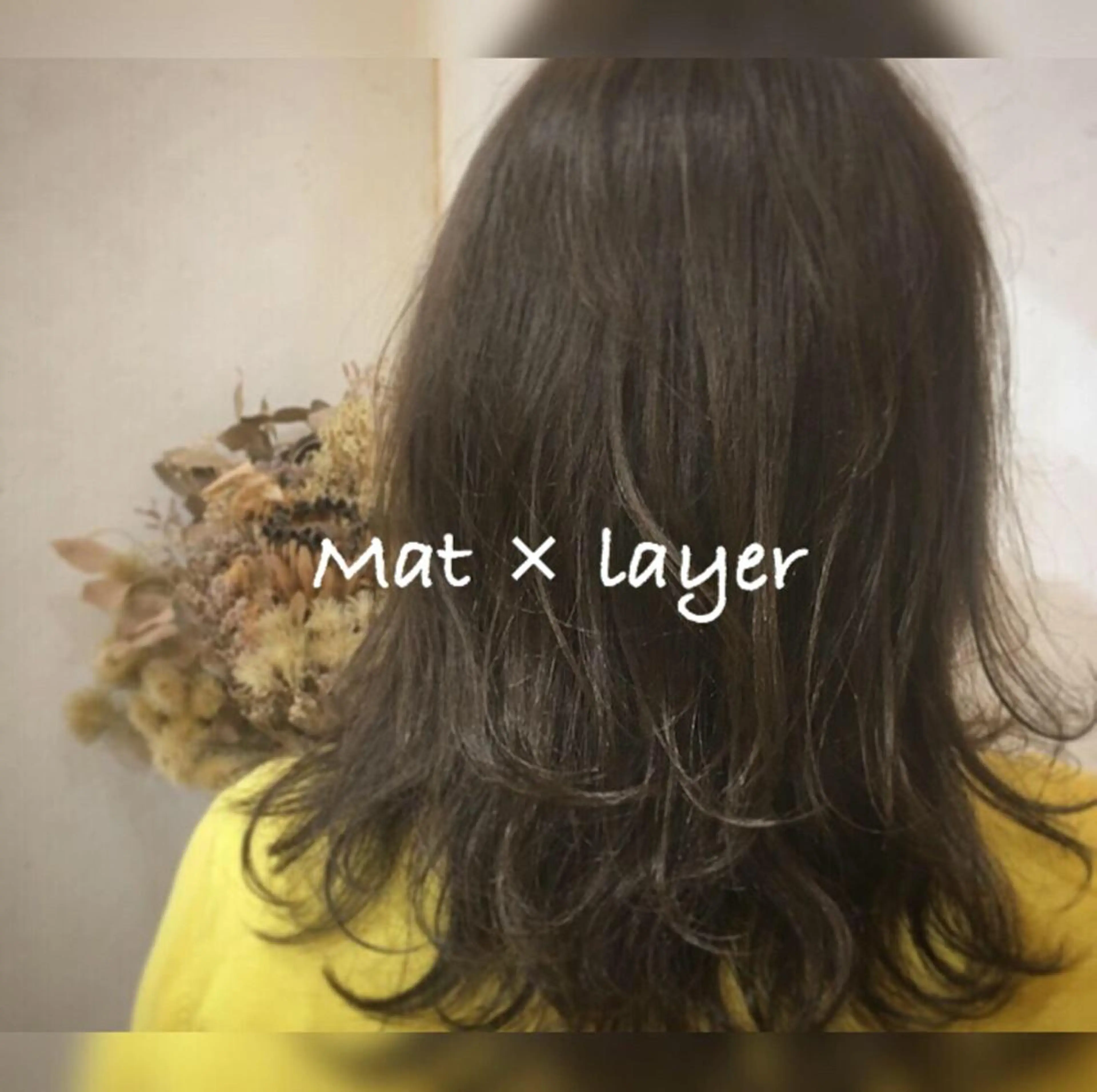 セミロング カラー ベージュカラー オレンジ 【浜松・豊橋】 ニシモトのヘアスタイル