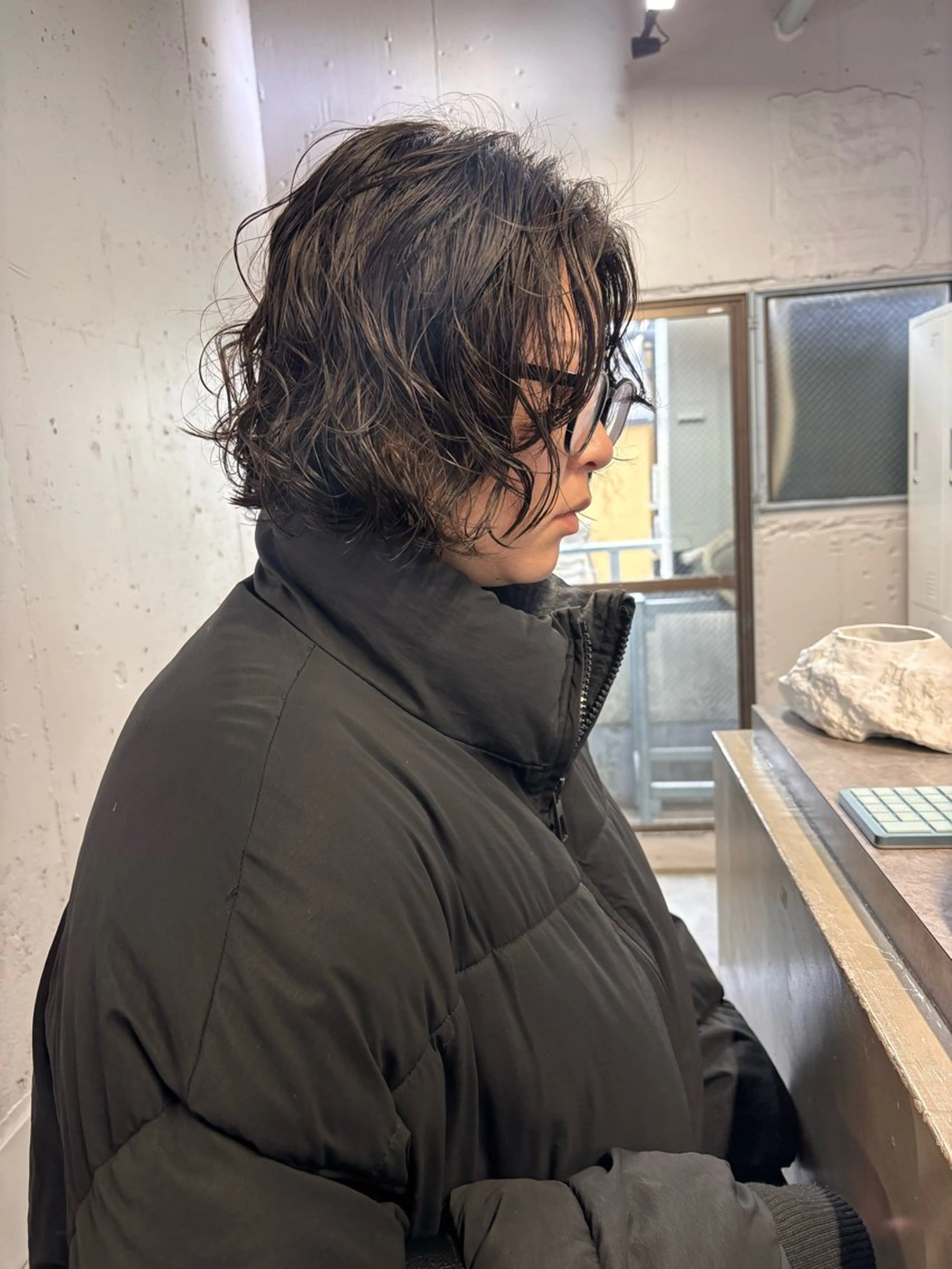 ショート パーマ カット パーマ くせ毛カットとパーマ /美容室難民の方是非のヘアスタイル