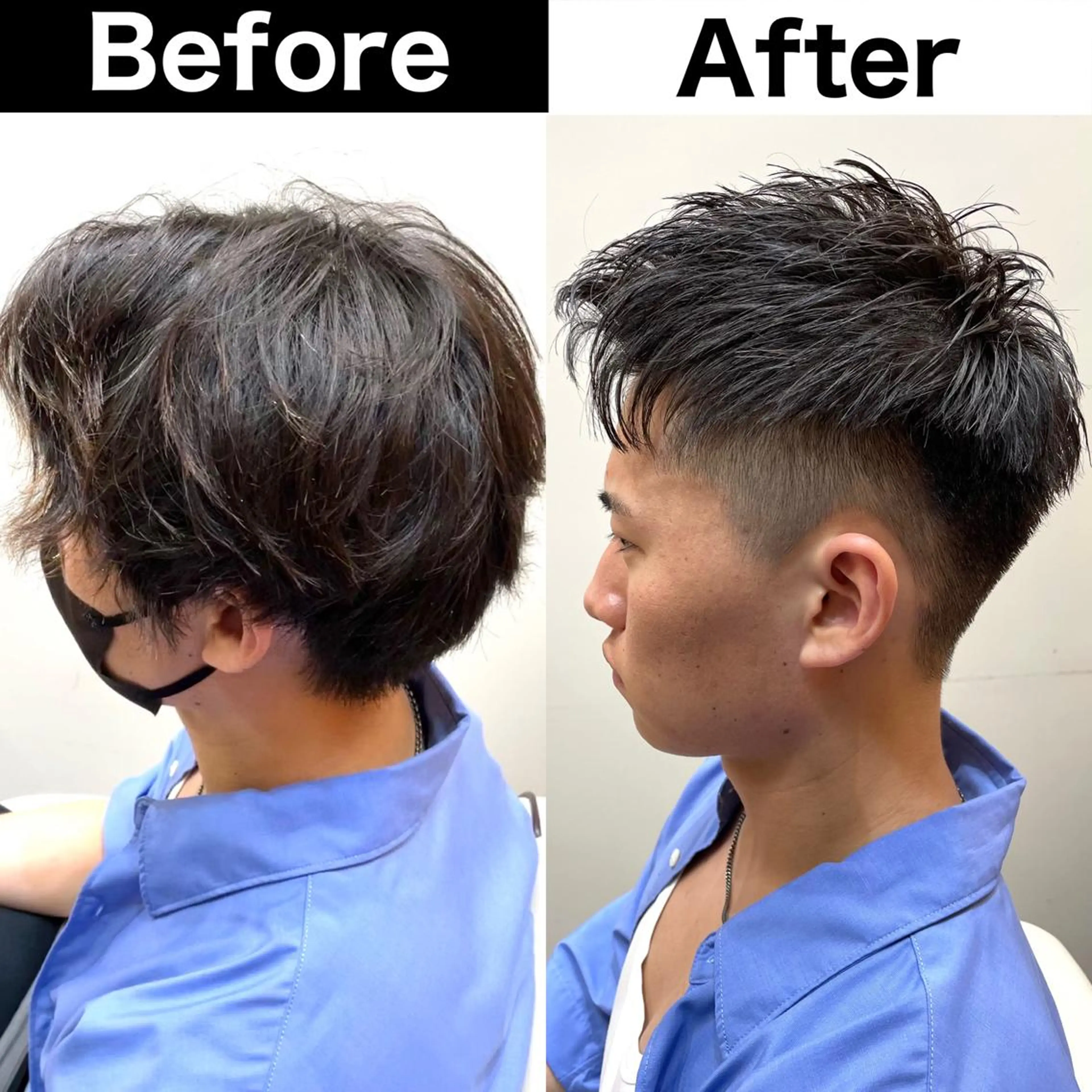 メンズ ビジネス メンズ就活ヘア メンズパーマ メンズスパイラルパーマ ツーブロック カット ヘッドスパ Soleria /ソレリア所属・メンズカットのプロ 田中慎一のヘアスタイル