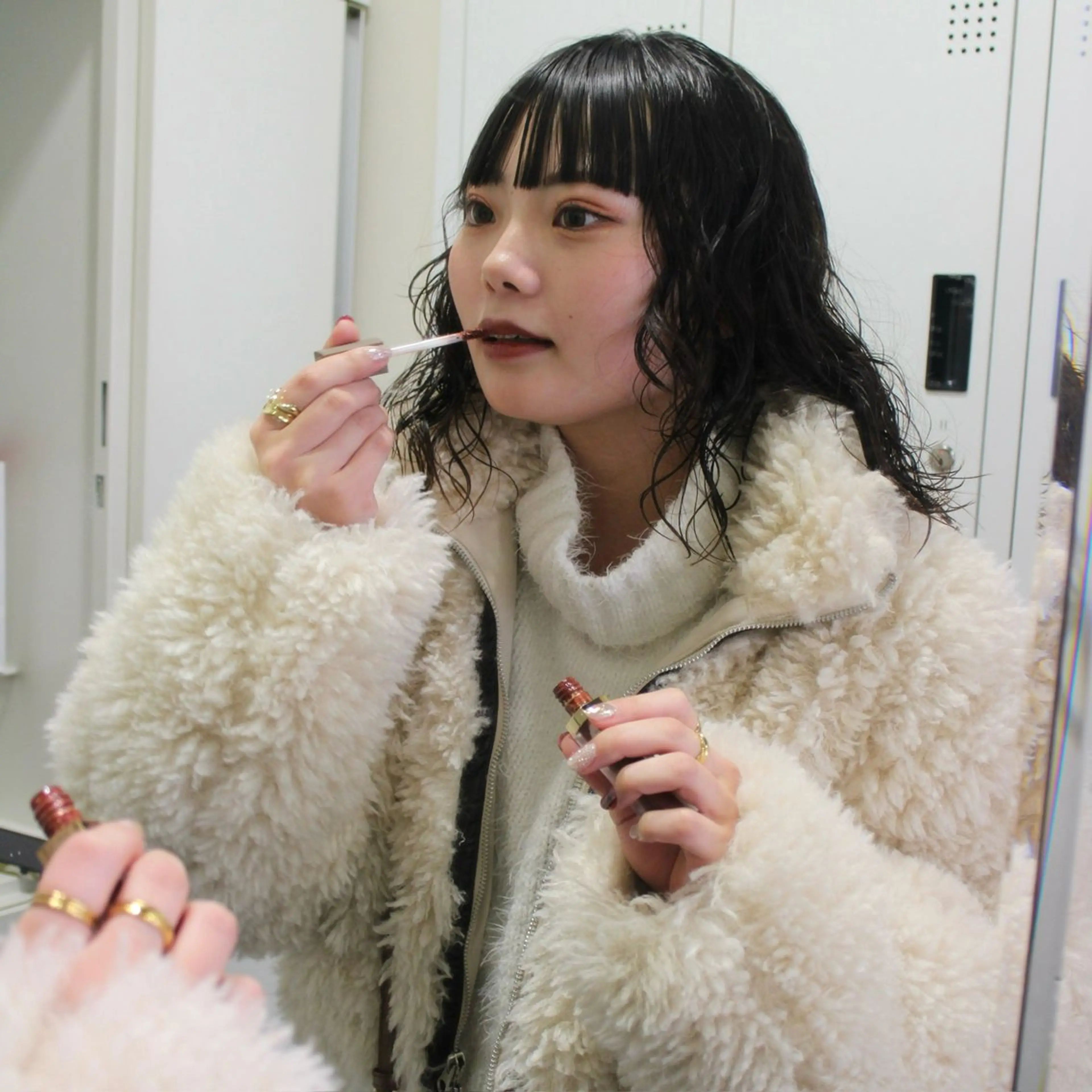 セミロング パーマ セミロングパーマ カーリーパーマ/ 透明ｶﾗｰ/MIKUのヘアスタイル