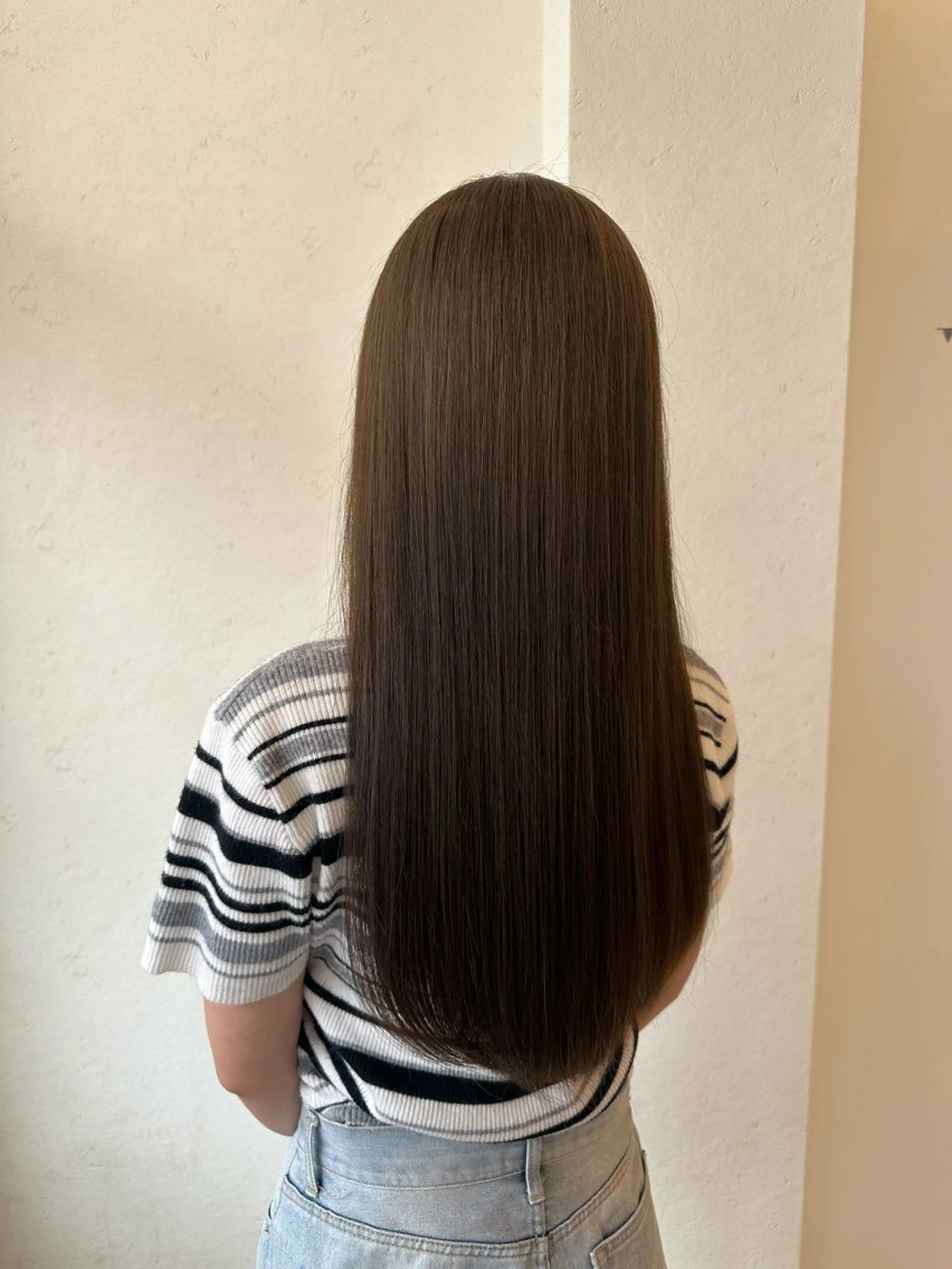 ロング カット 縮毛矯正 中谷 瑞稀のヘアスタイル