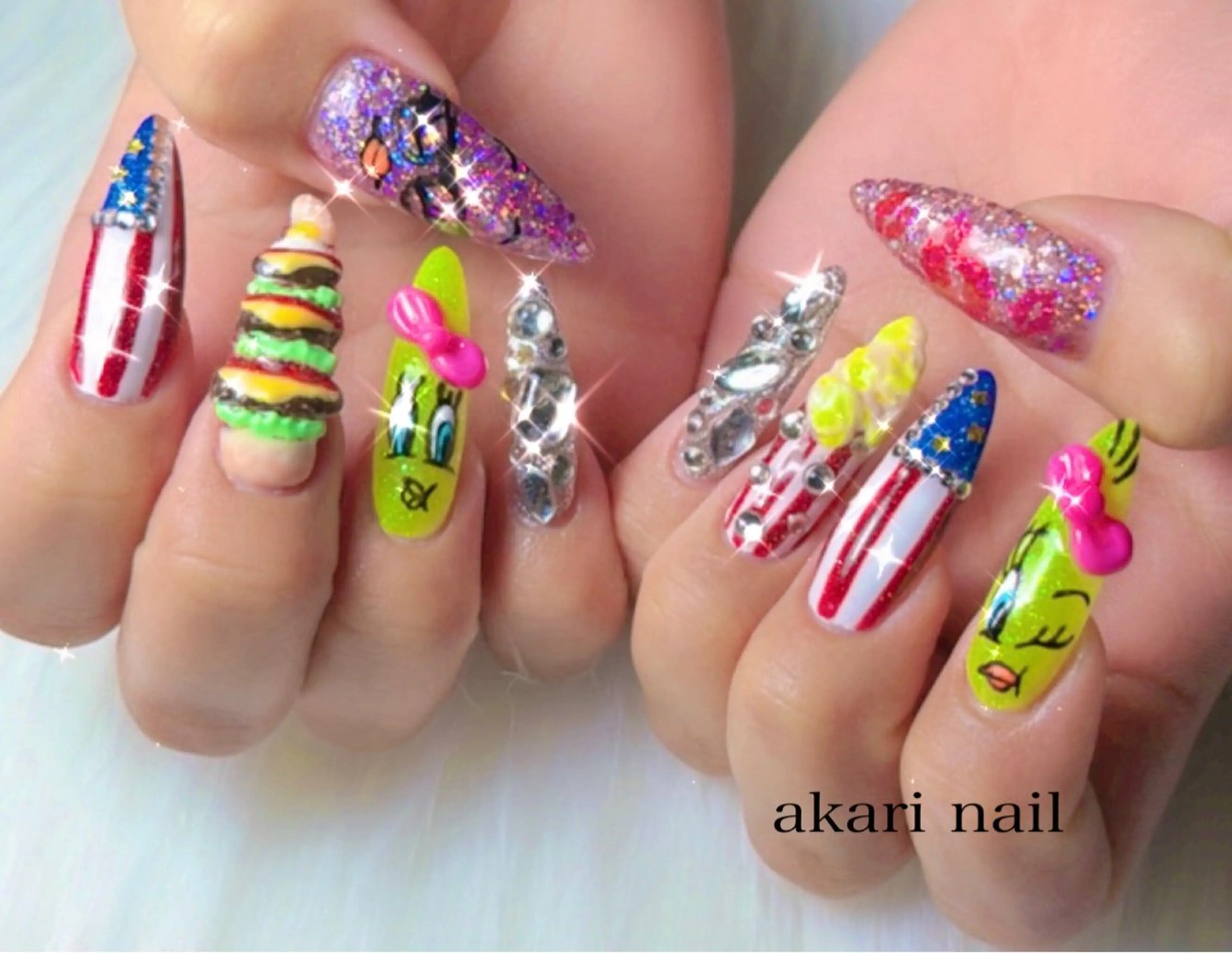 ネイル ハンドネイル AKARI nail💅のネイルデザイン