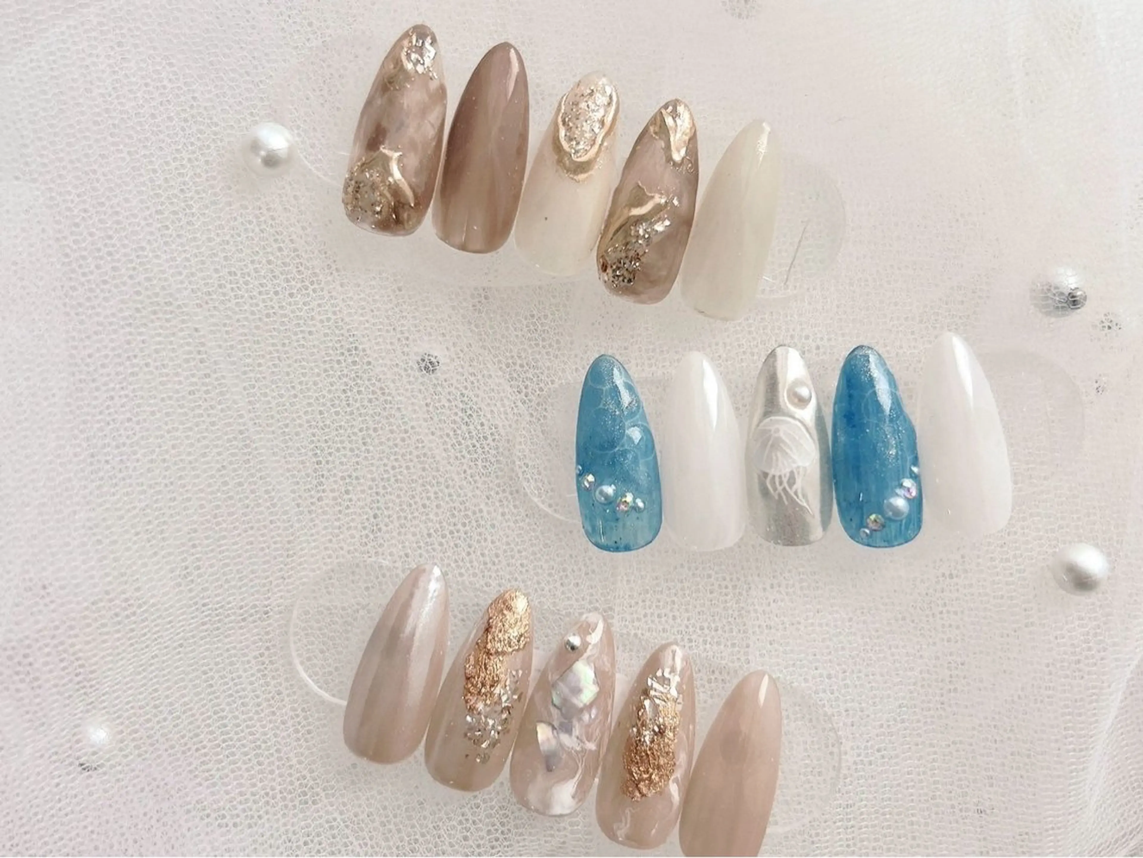 ネイル ハンドネイル Bonheur Duex＊AIRIのネイルデザイン