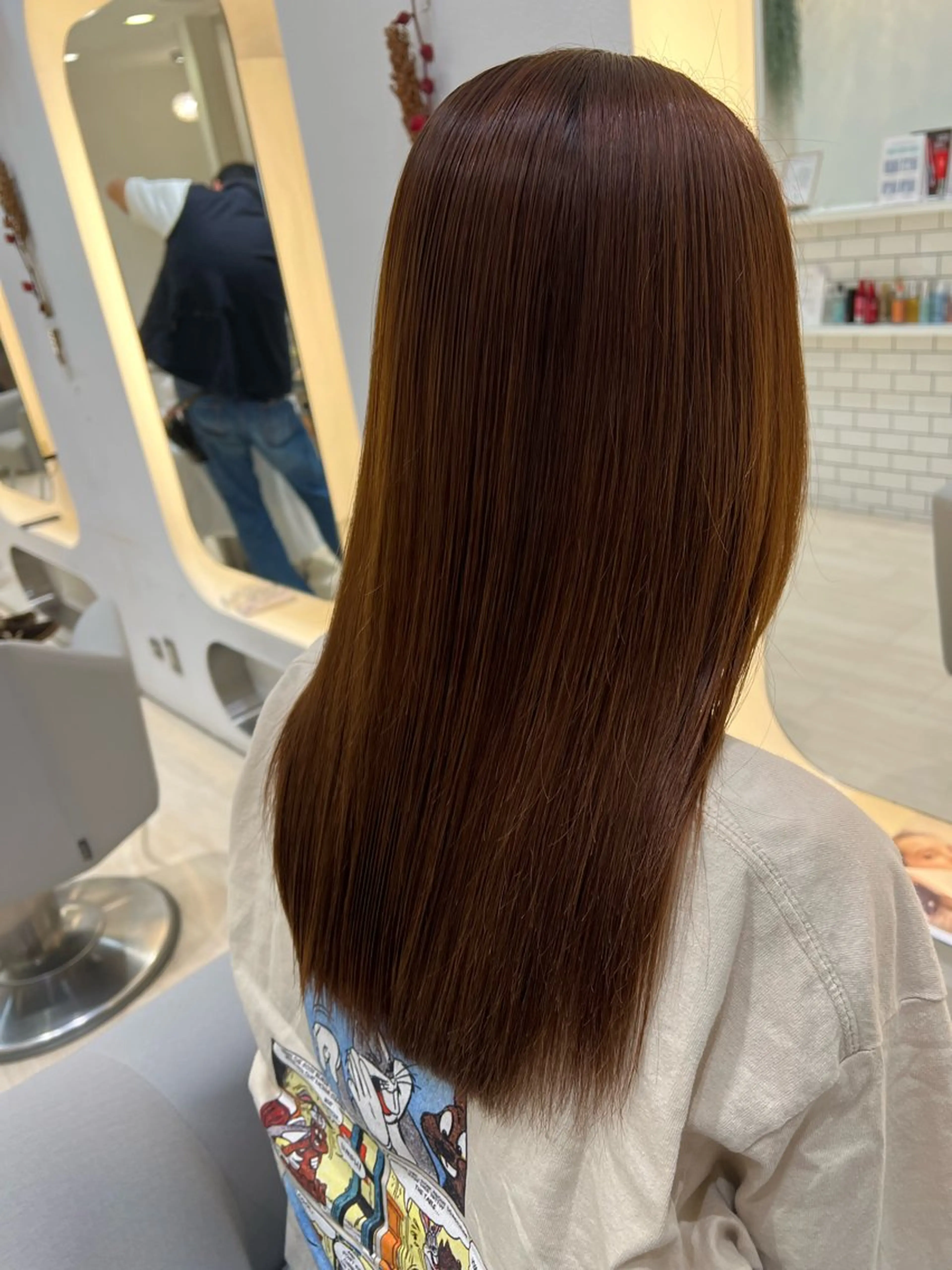 ミディアム カラー パーマ ヘアアレンジ メンズ 堀井 凌平のヘアスタイル