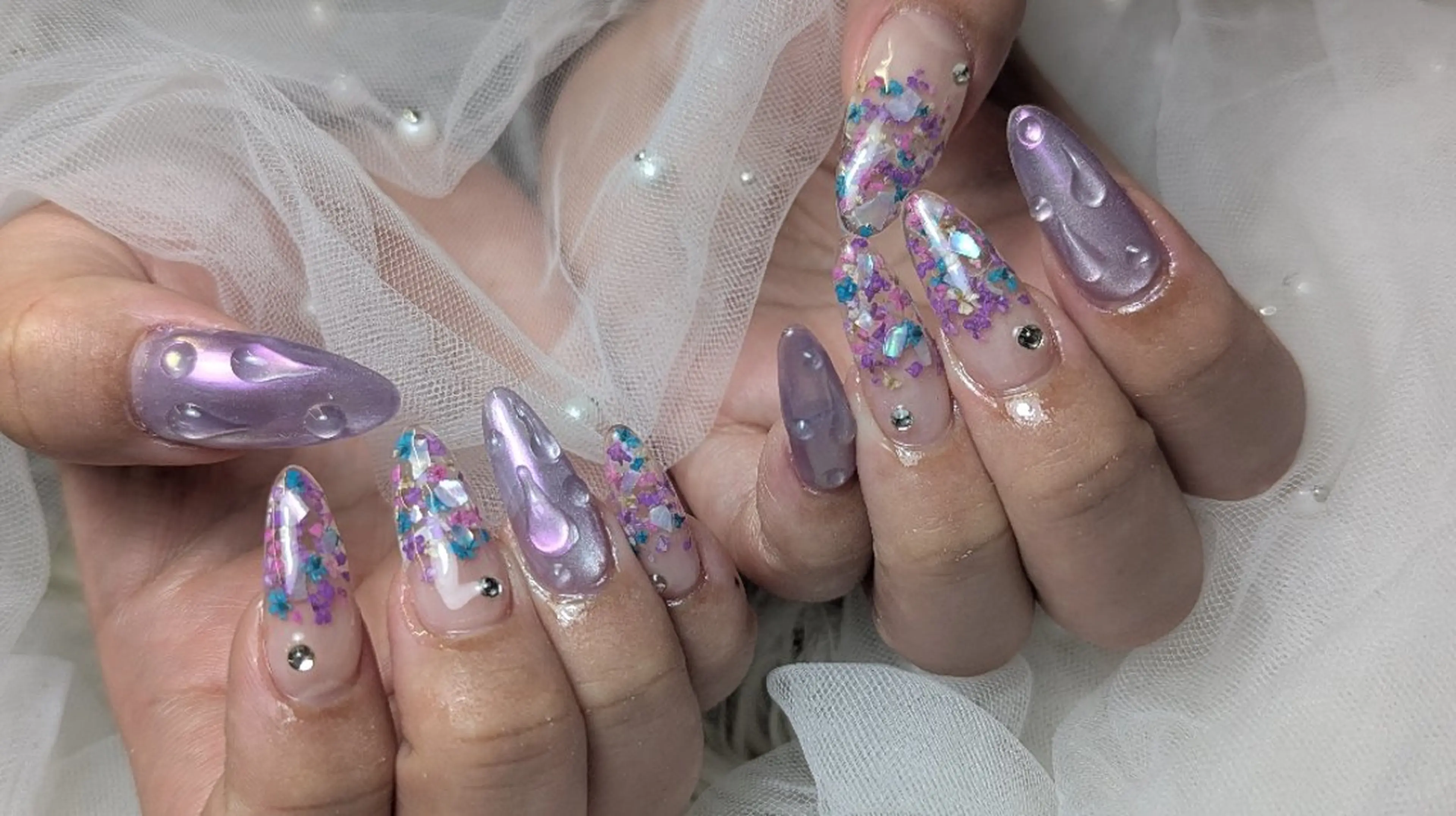 ネイル 長さ出し Nail SIRANGANAのネイルデザイン