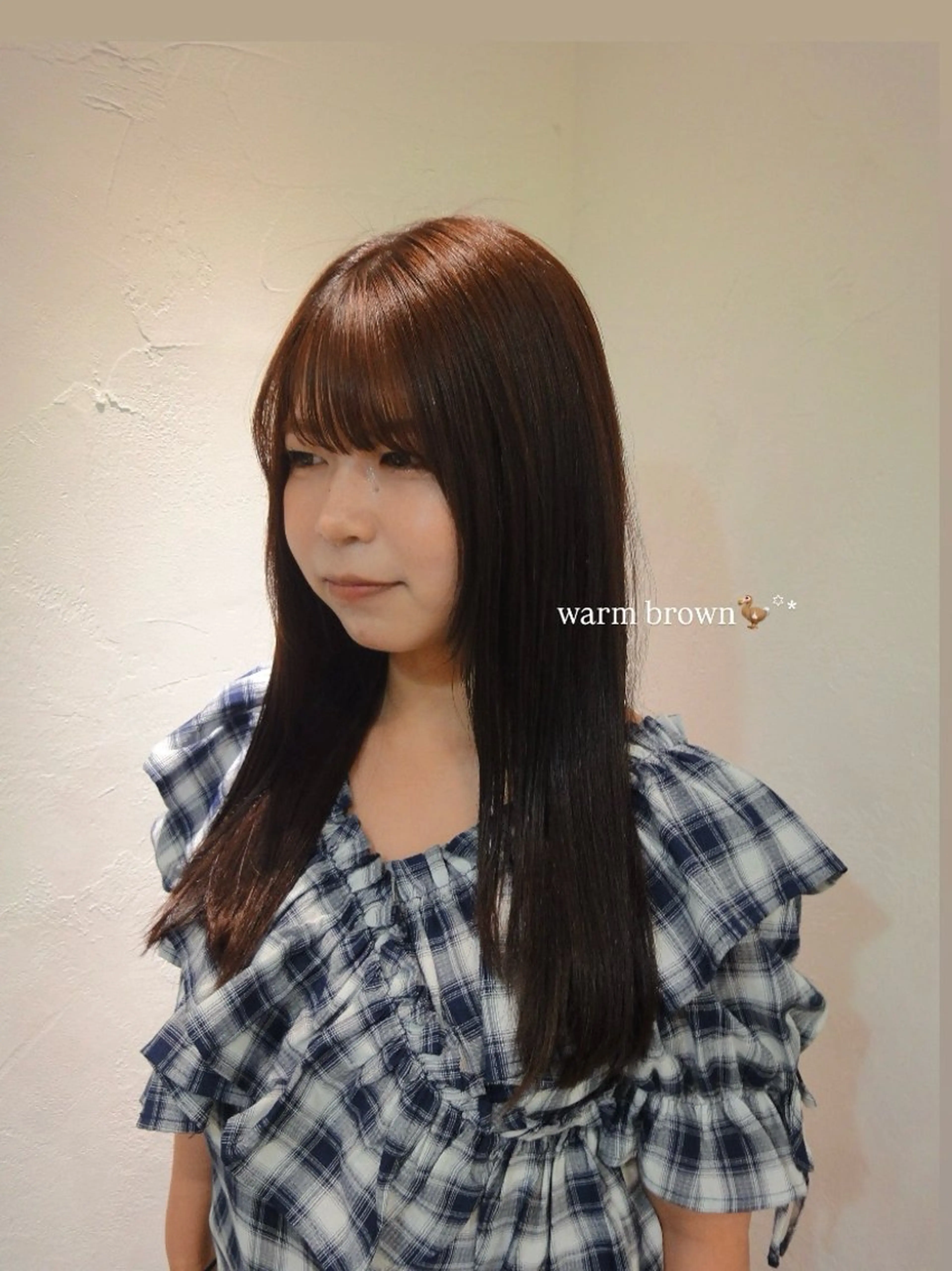 ロング カラー ヘアカラー トリートメント Lomalia Yuzuki*∴のヘアスタイル