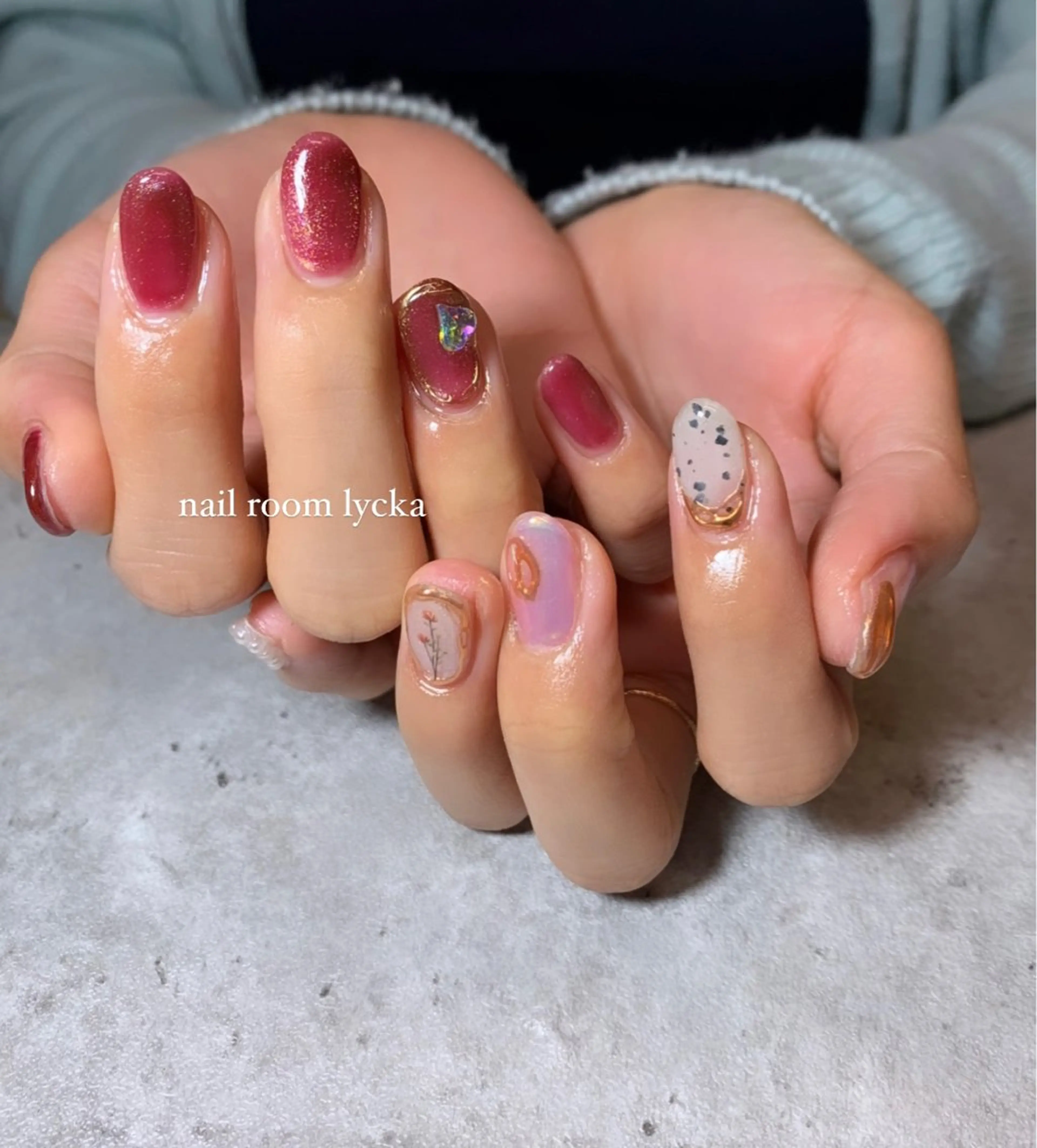 ネイル ﾈｲﾙﾙｰﾑﾘｯｶ 𝐦𝐚𝐲𝐮のネイルデザイン