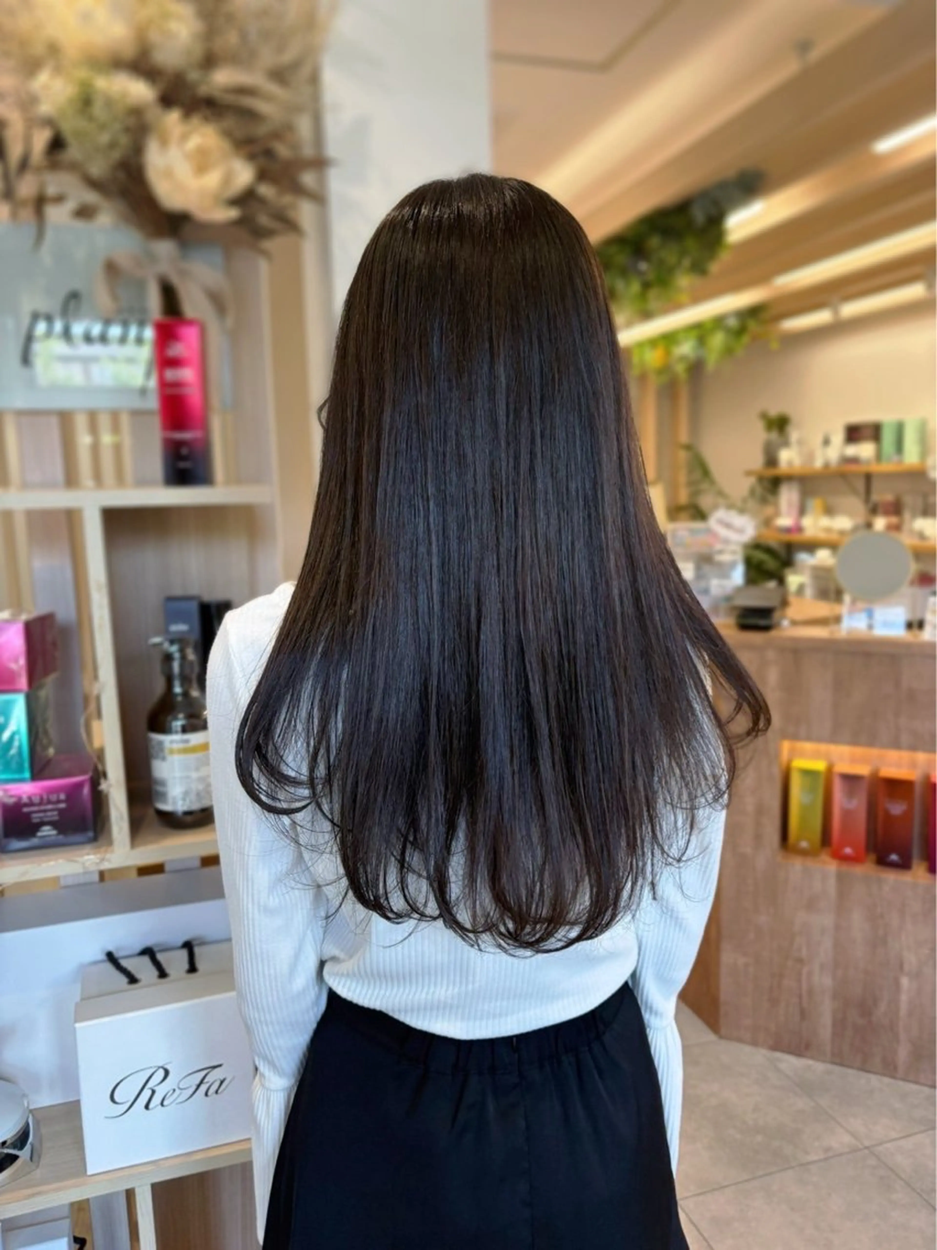 カラー ヘアカラー トリートメント 西新 MAHIRO 🩵🫧艶髪🩵🫧のヘアスタイル