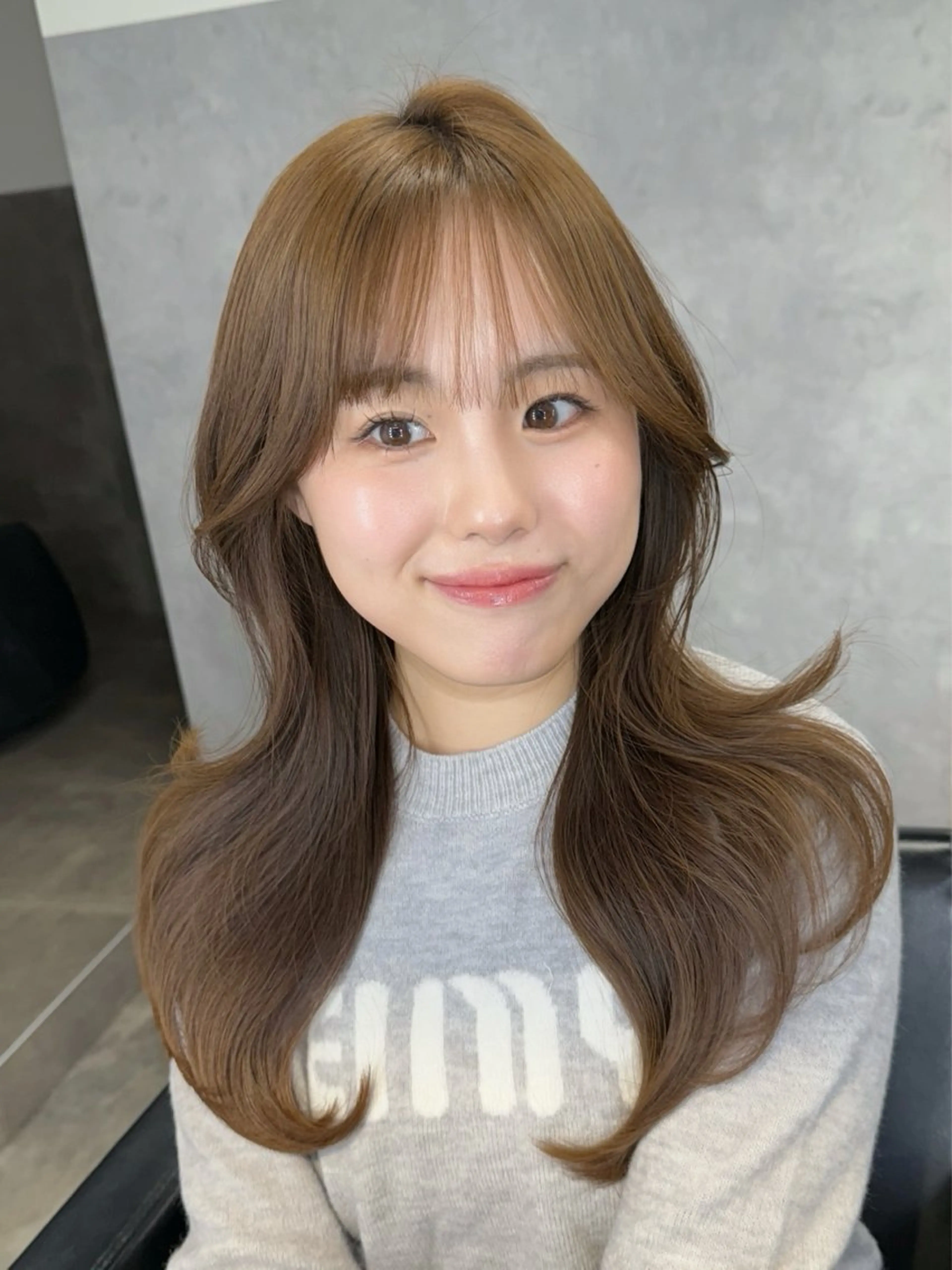 【学生クーポン】似合わせカット＋透明感カラー設計コース✨¥10000の写真