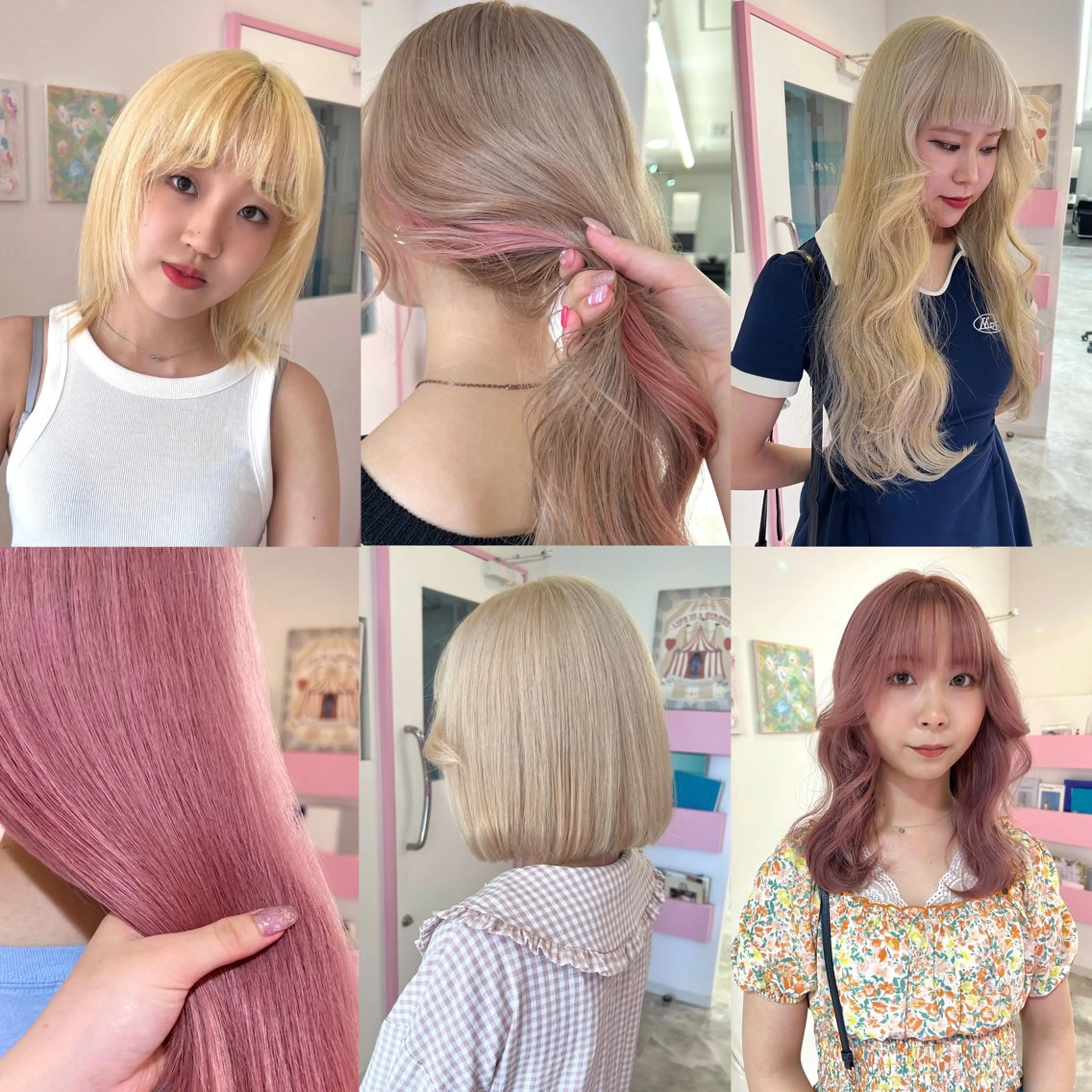 ロング ナナ♡レイヤーカット ♡似合わせカラーのヘアスタイル