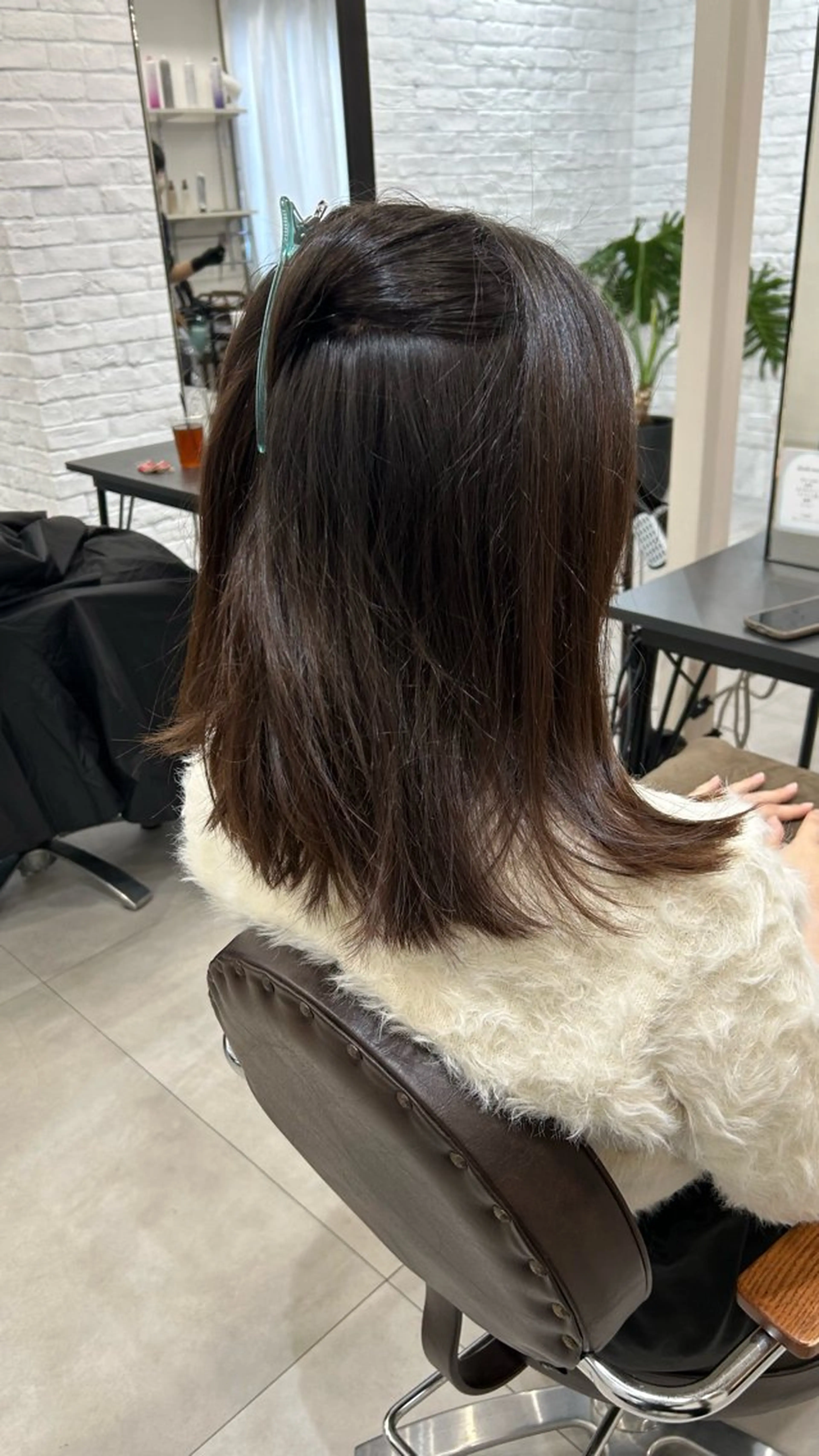 ミディアム カラー カット ヘアカラー 縮毛矯正 小澤 一稀のヘアスタイル