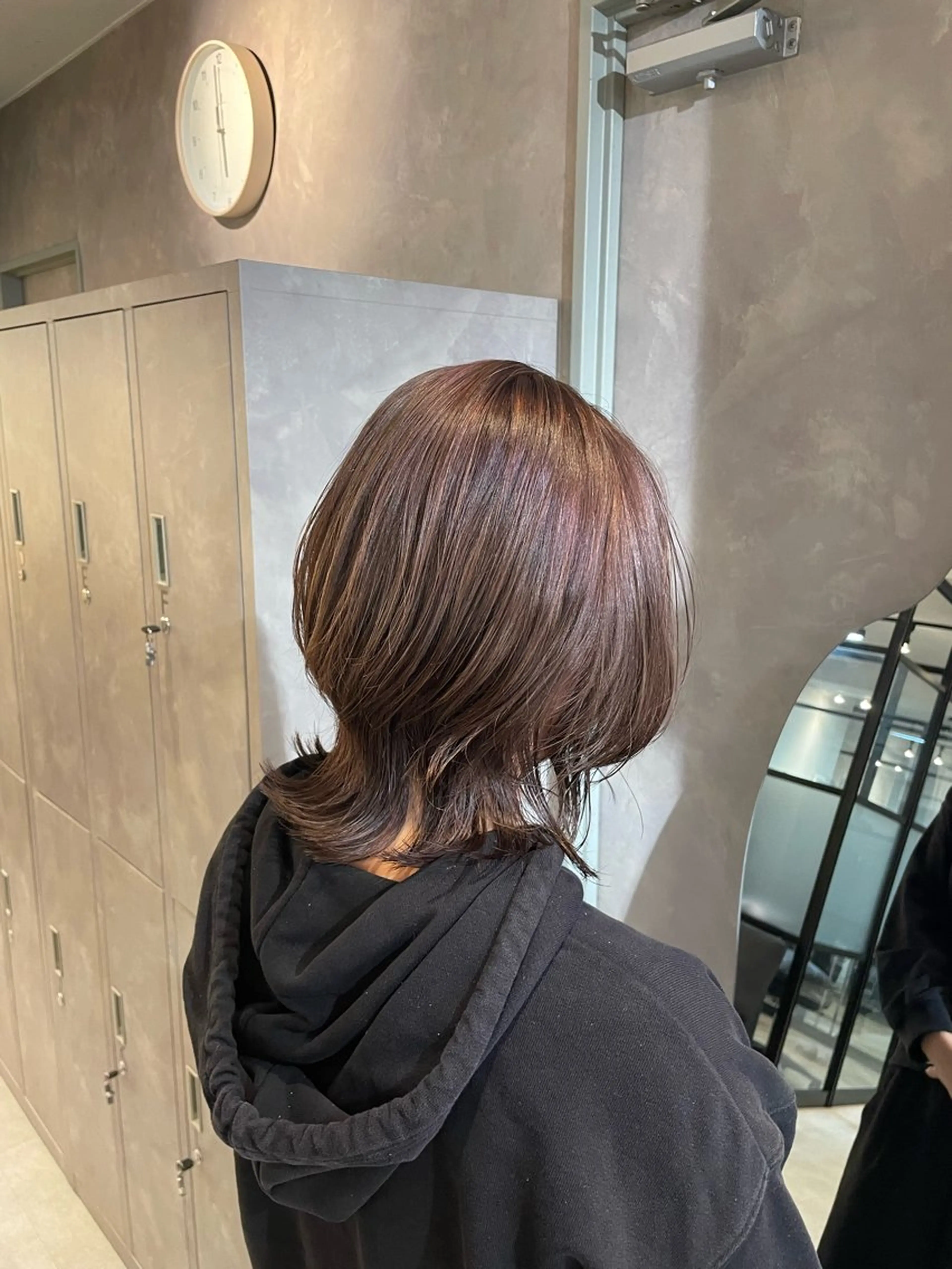 ミディアム カラー ベージュカラー ピンクカラー ピンクベージュ tocca /せりなのヘアスタイル