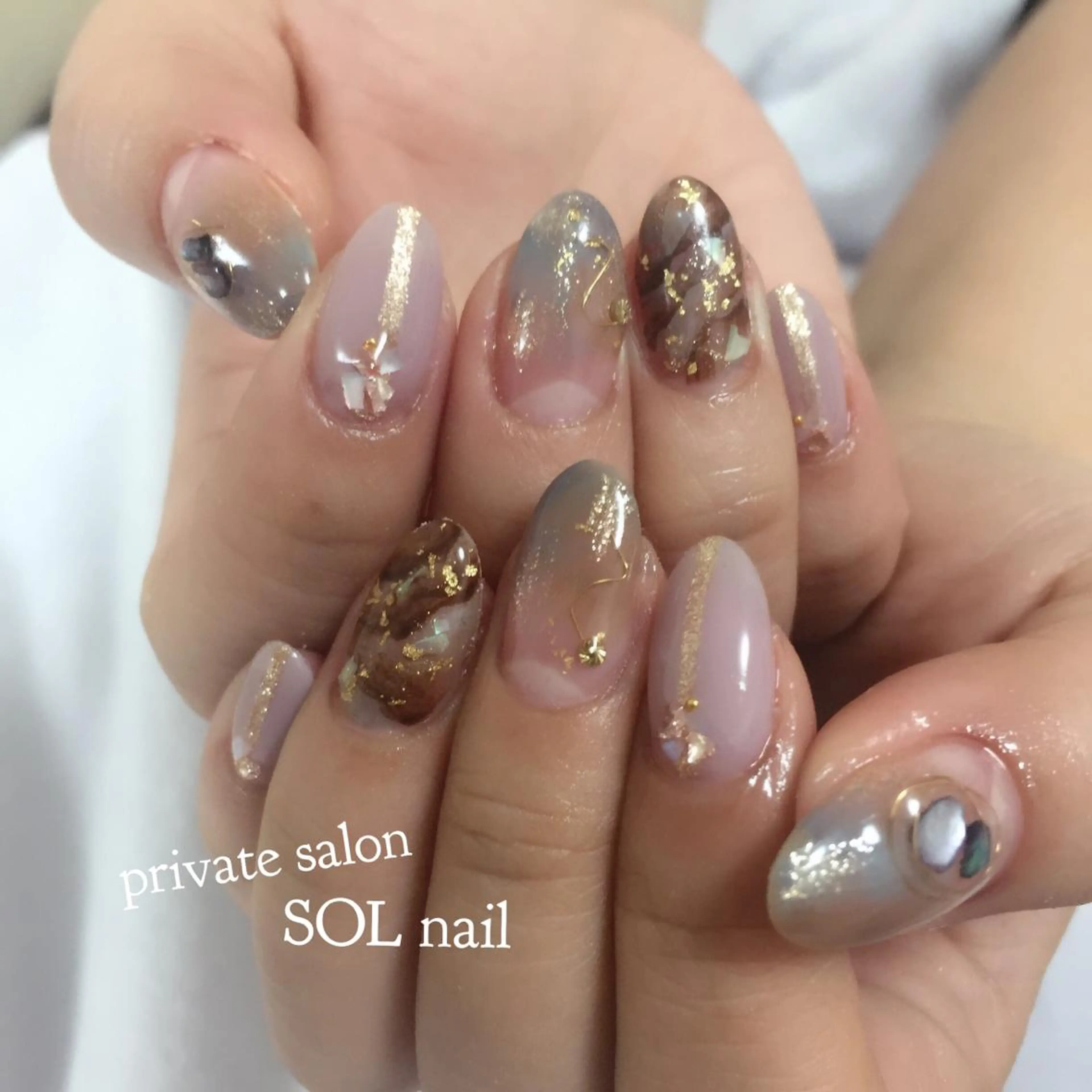 ネイル ハンドネイル SOL NAILのネイルデザイン