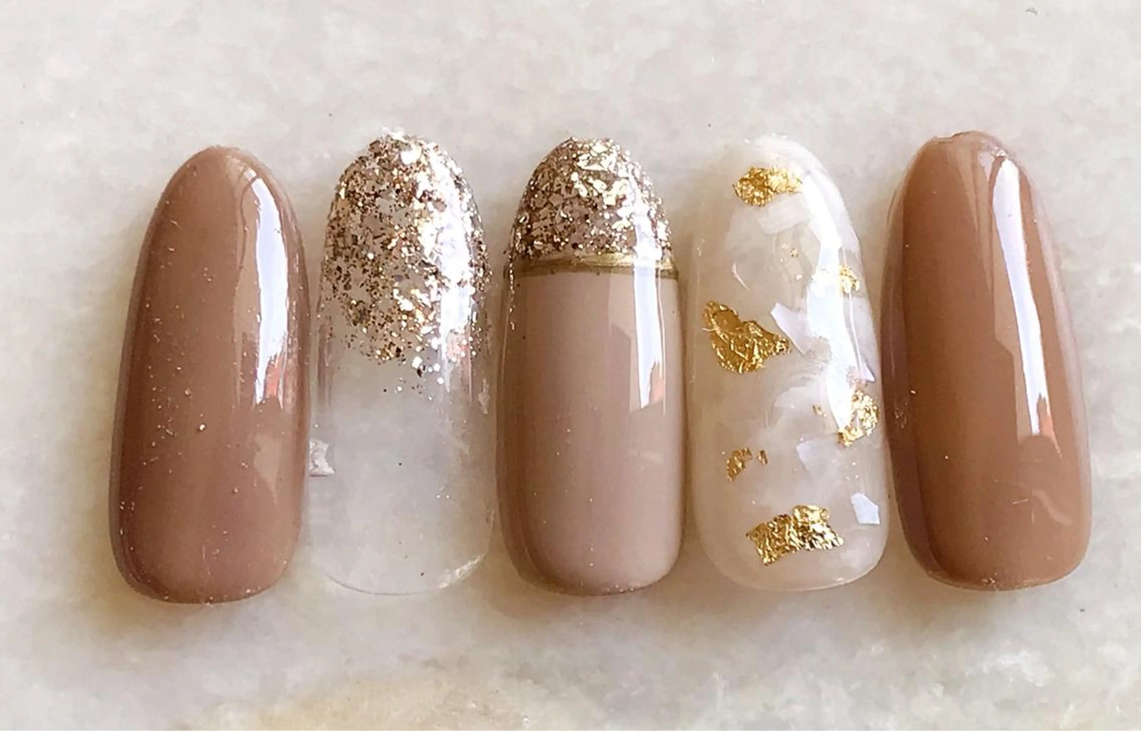 ネイル ジェルネイル パラジェル ハンドネイル Satomi  のネイルデザイン