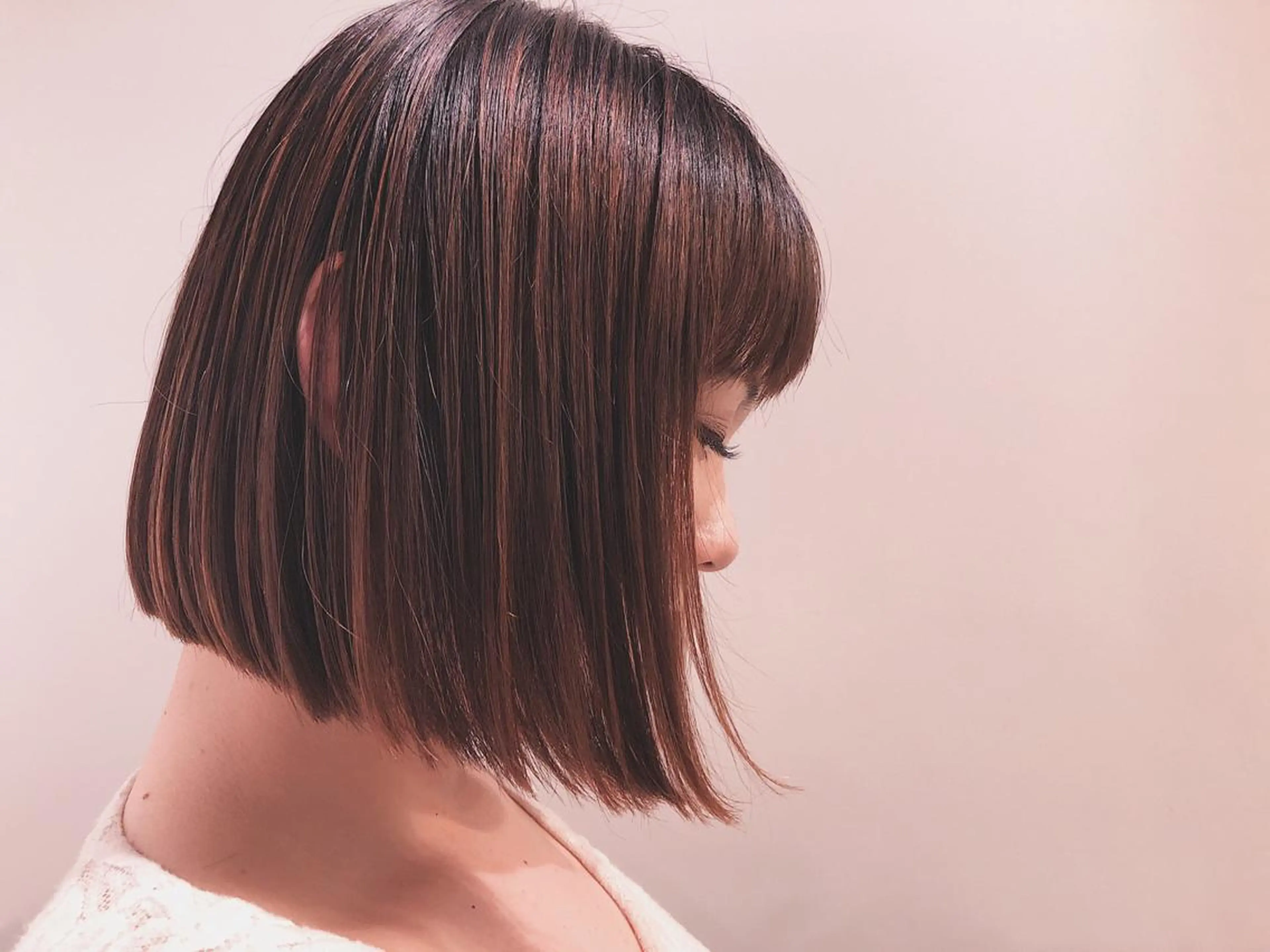 ショート カラー パーマ 土屋かすみ✁︎. ꙳ 姫カットのヘアスタイル