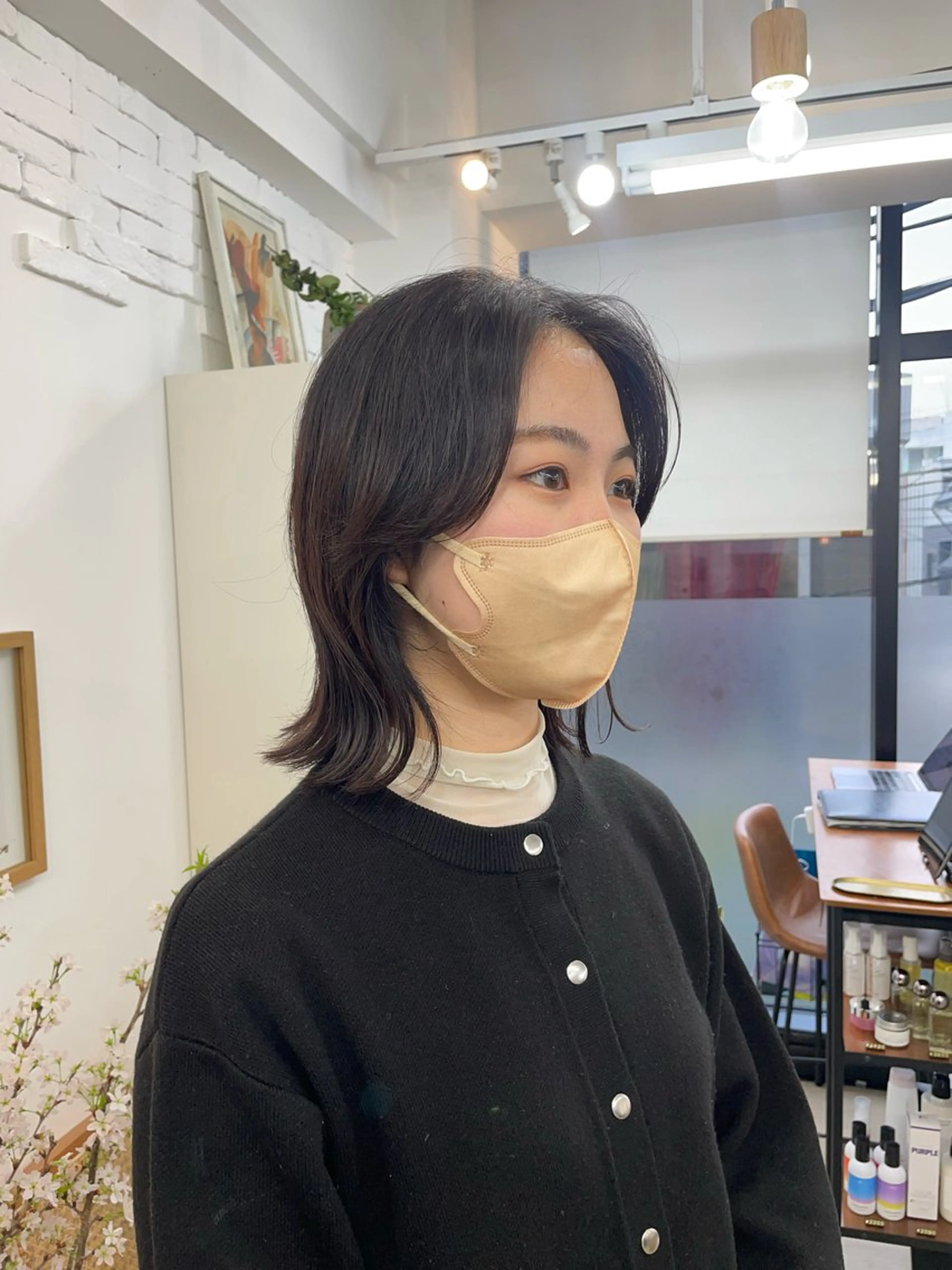 ミディアム トリートメント カット トリートメント ✨髪質改善✨原宿 えのもと　はなのヘアスタイル