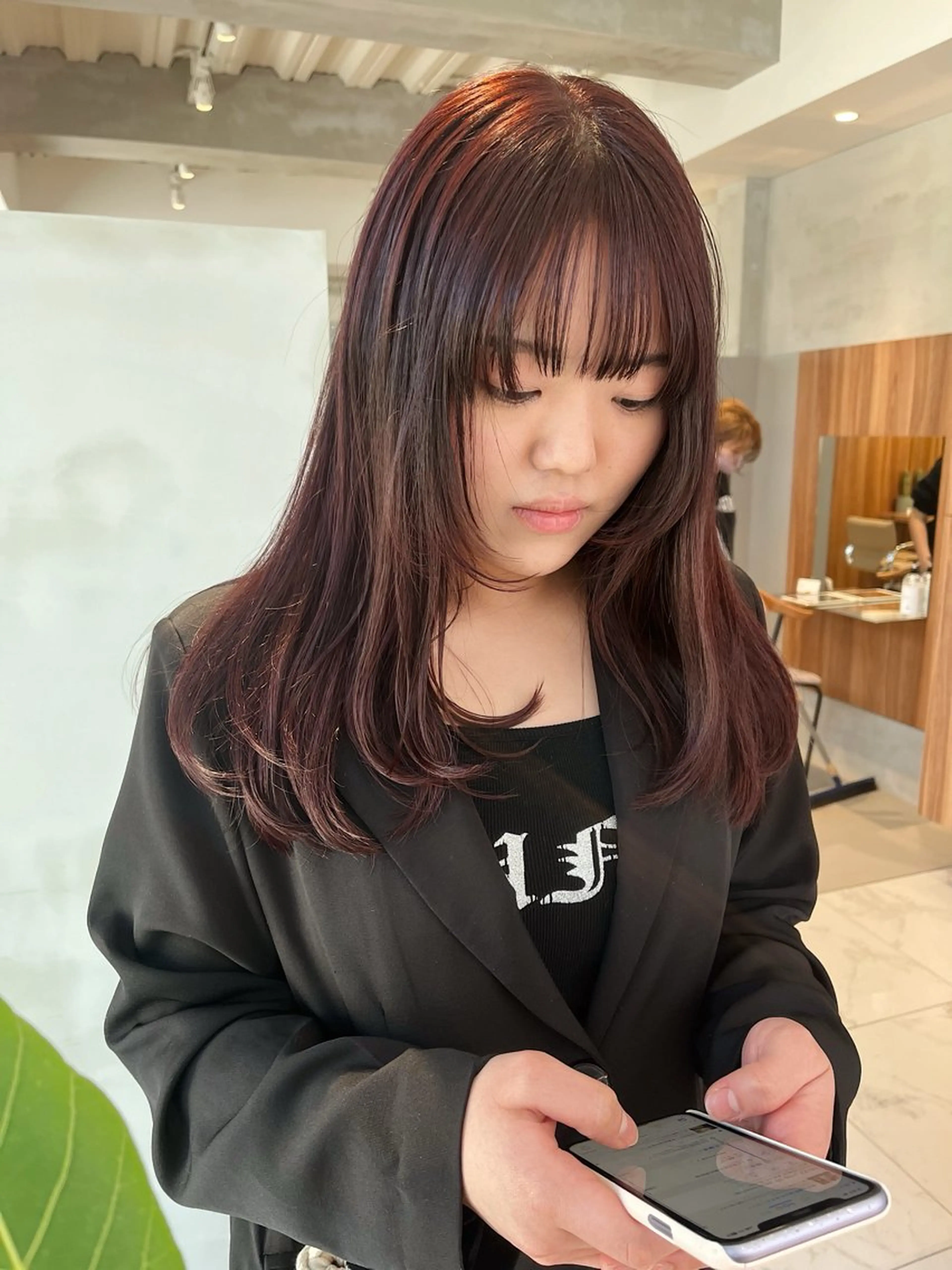 ロング カラー 愛 斗のヘアスタイル