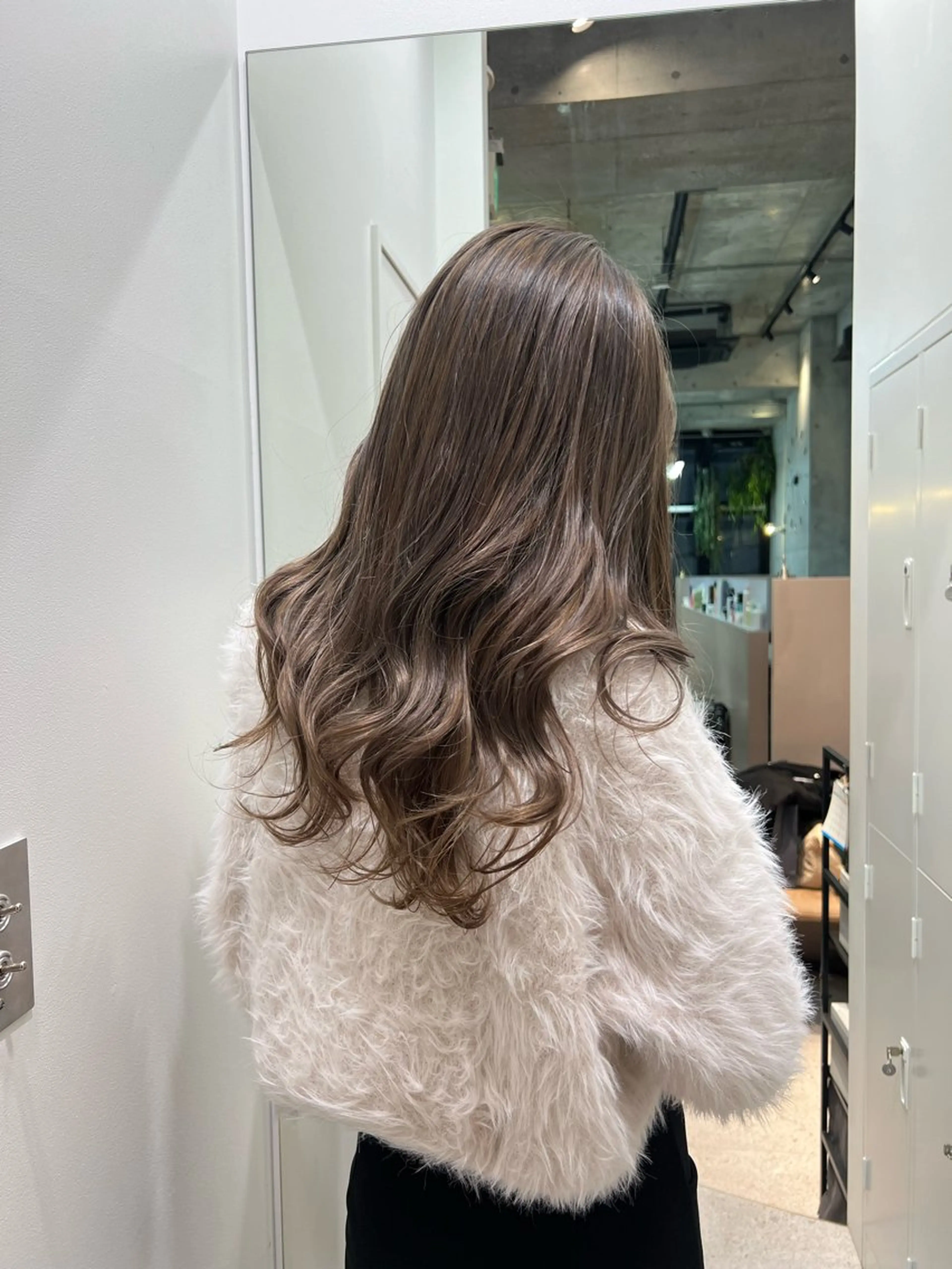 ロング カコ/レイヤーカット ヘアアレンジのヘアスタイル