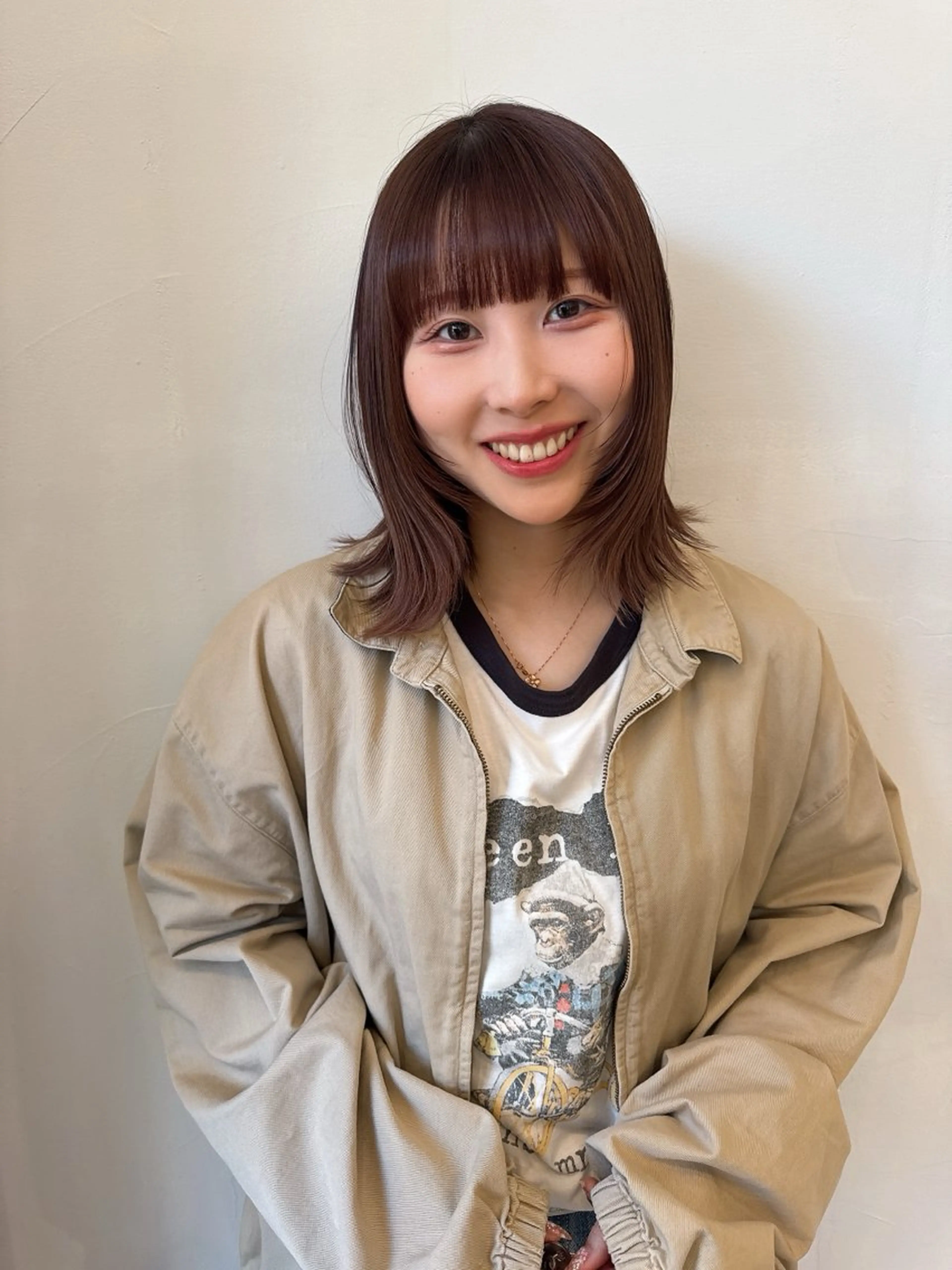 ミディアム カラー カット ヘアカラー トリートメント ill.所属・ill［イル］大須 kojimaのヘアスタイル