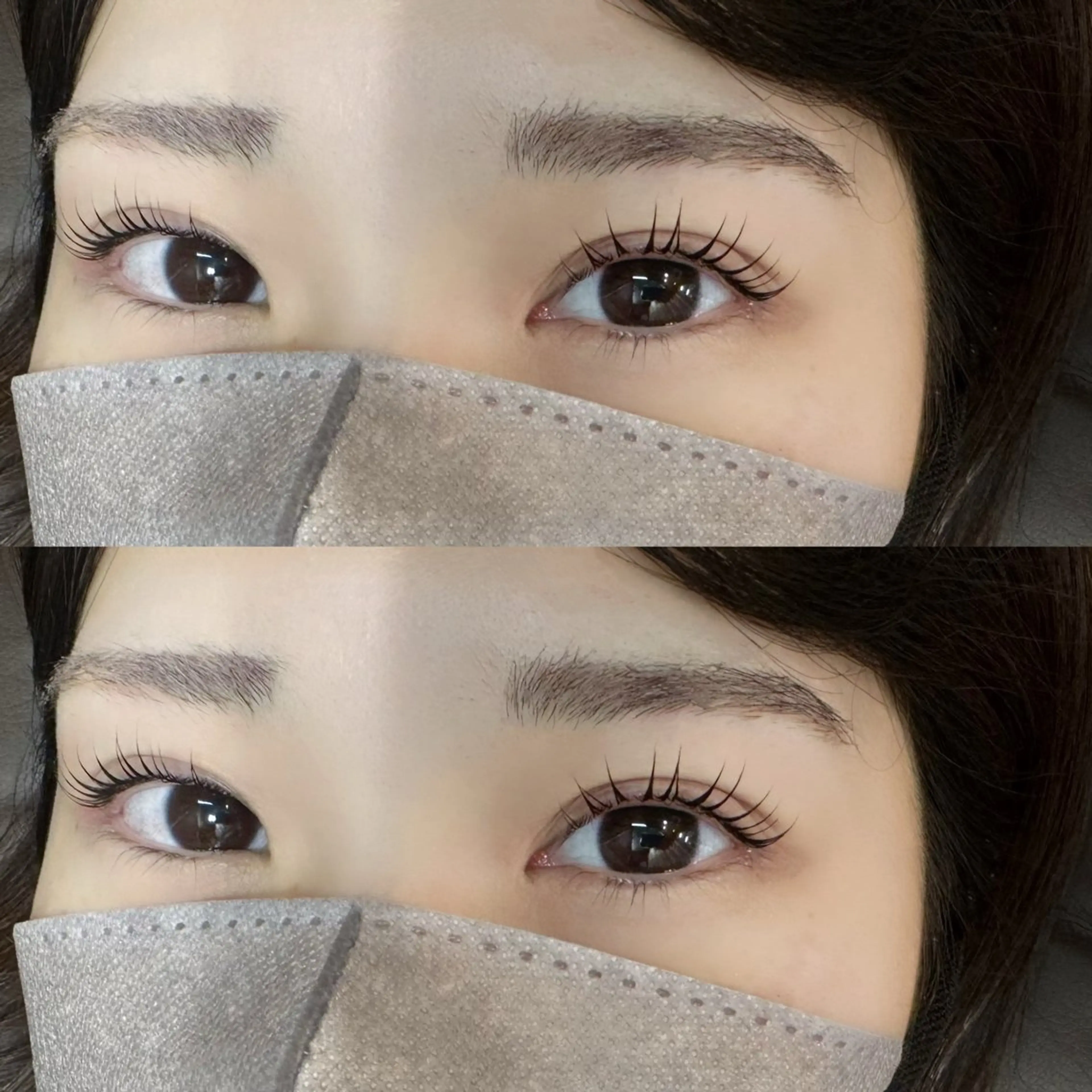 マツエク・マツパ ナチュラル 一重×まつ毛パーマ Hashimoto Fuuのマツエク・マツパデザイン