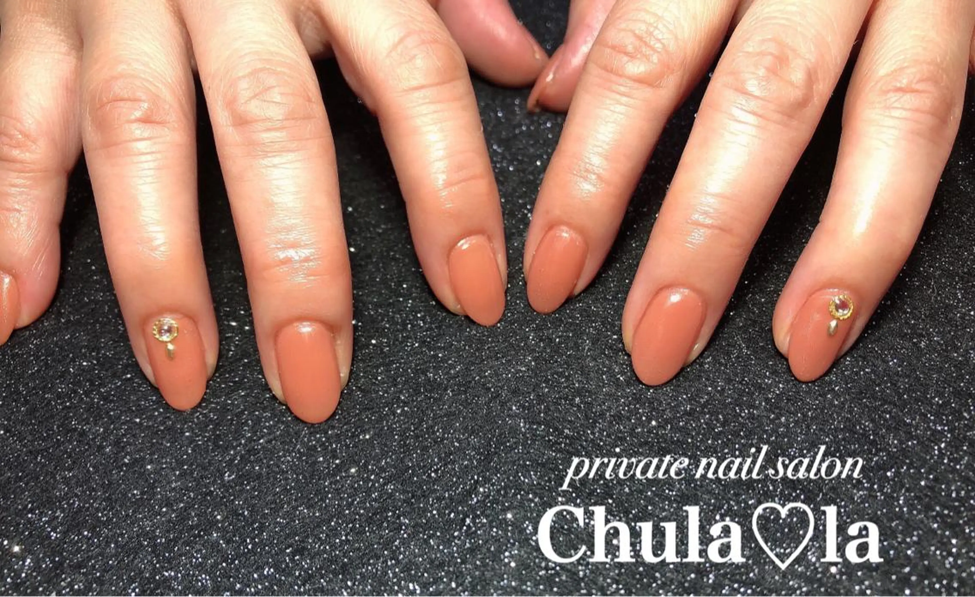 ネイル ストーンネイル Chula♡la 豊見城市高安のネイルデザイン