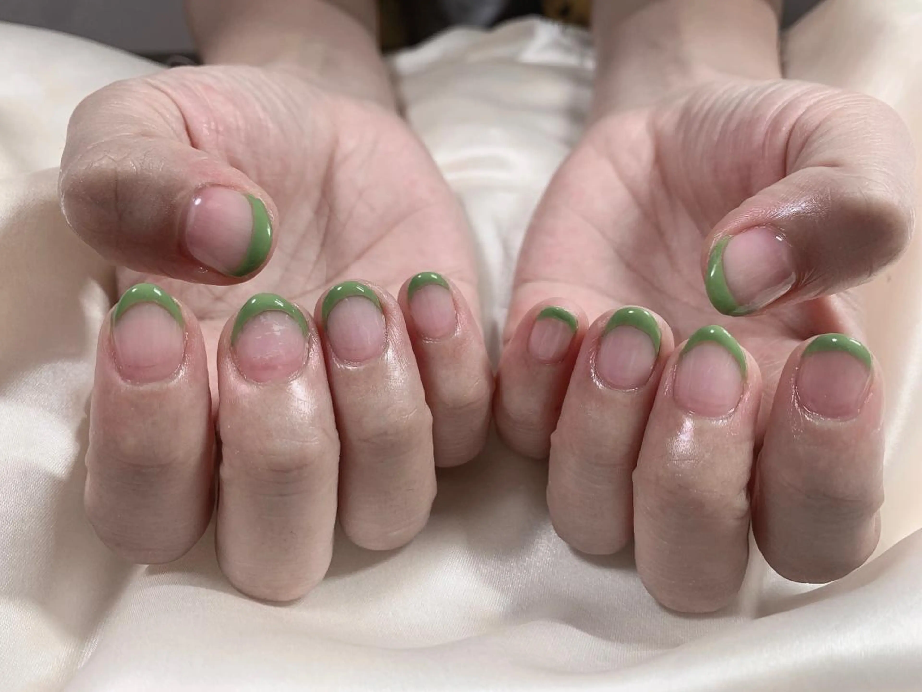 ネイル フレンチネイル kikinail 溝の口のネイルデザイン