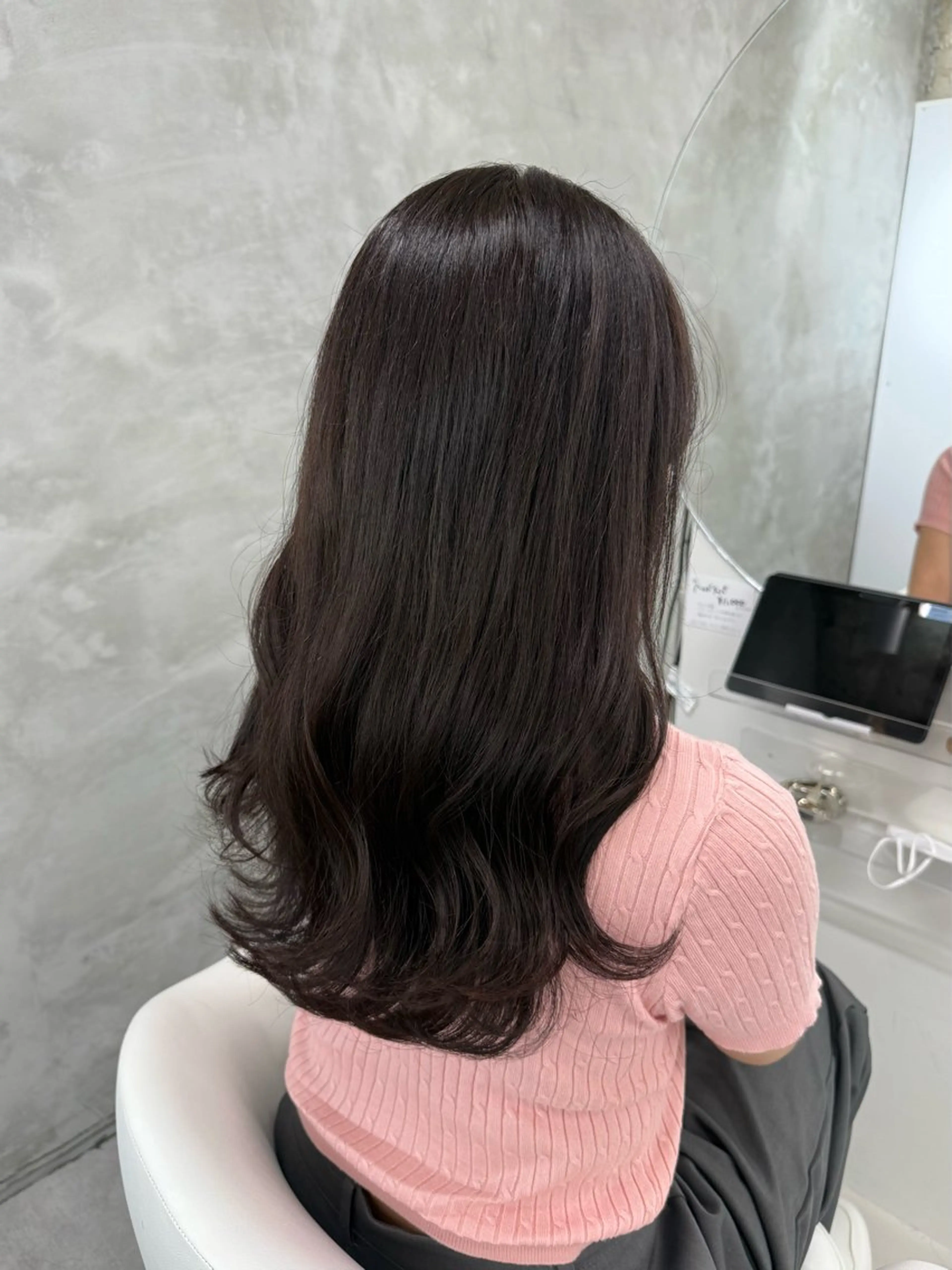 ロング カラー カット ヘアカラー トリートメント yuuna ✮ レイヤーカットのヘアスタイル