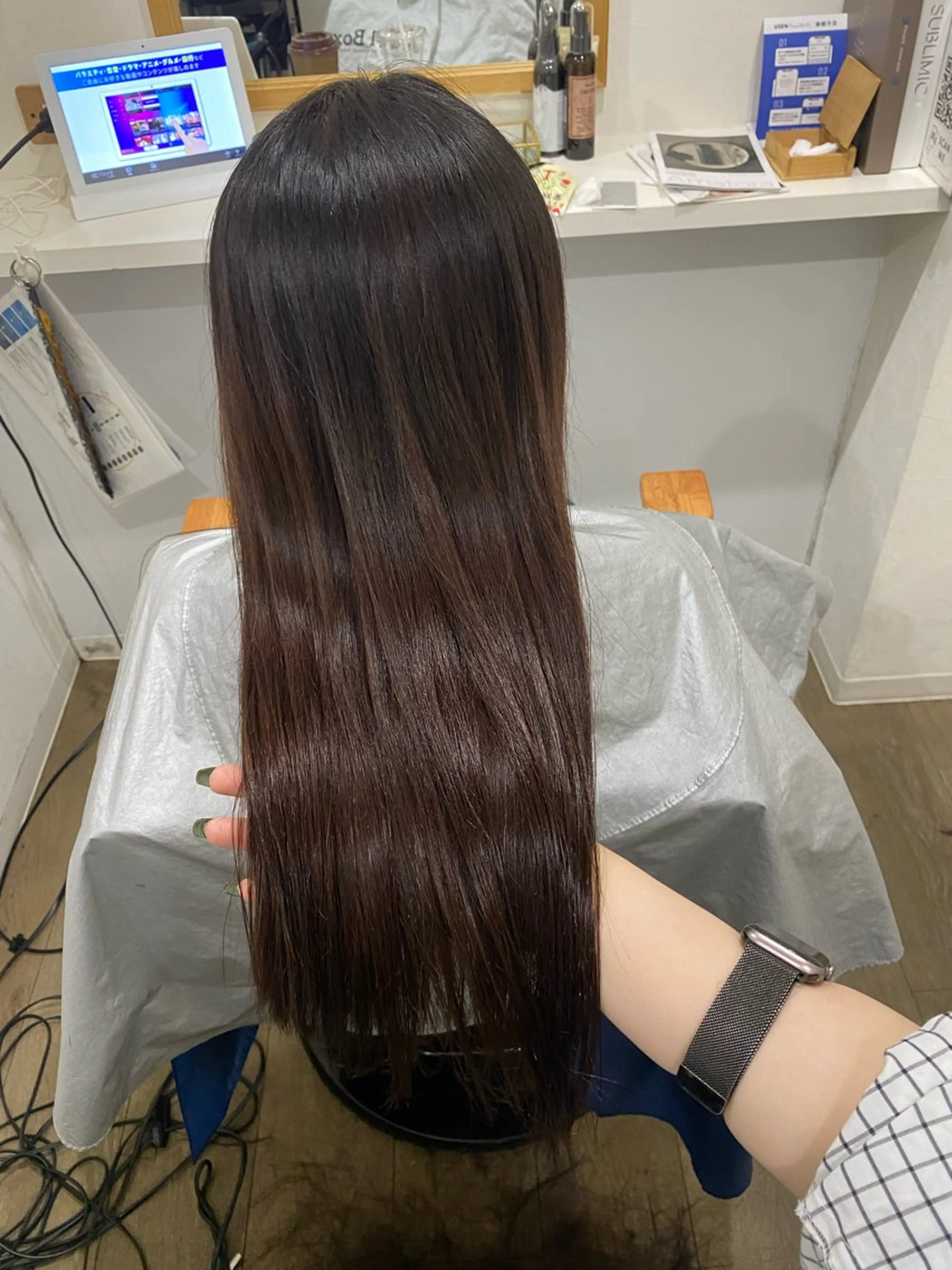 ロング カット 縮毛矯正 Jewel Box東梅田所属・髪質改善サロン 梅田/ヨナミネのヘアスタイル