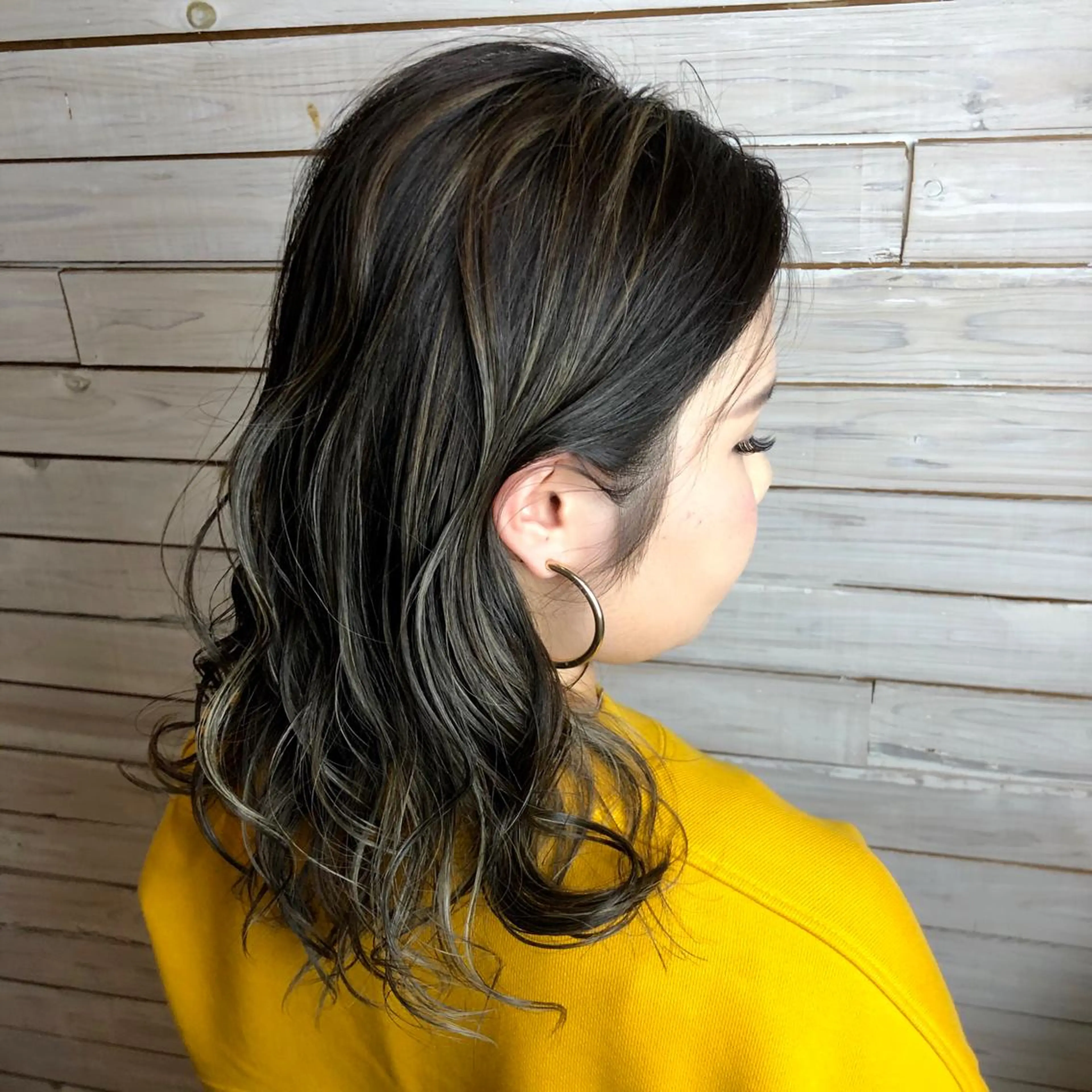 セミロング カラー カット ヘアカラー ✨大人美人ショート✨ 店長　藤井一輝のヘアスタイル