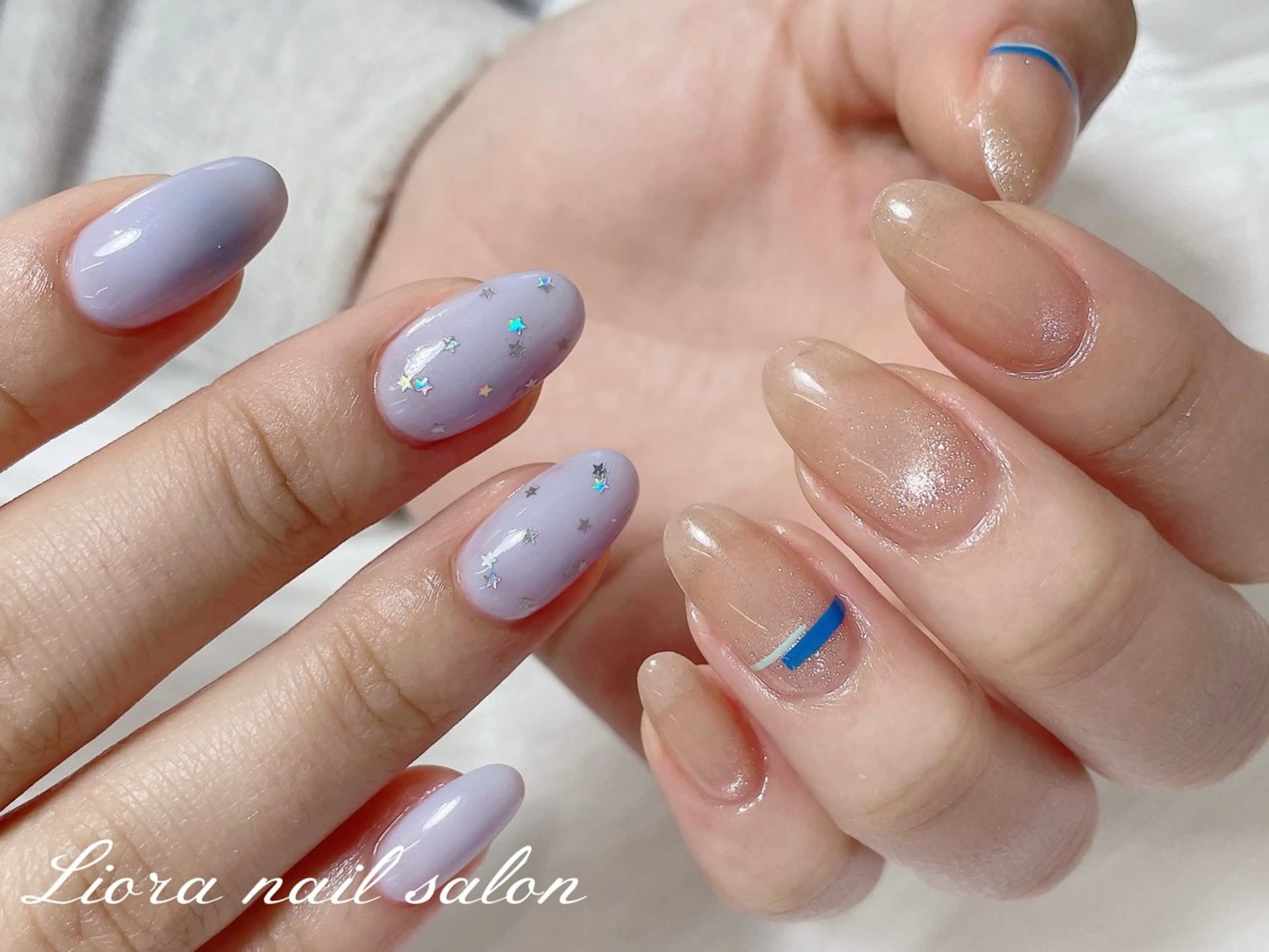 ネイル チークネイル フットネイル フレンチネイル ジェルネイル ガーリー ハンドネイル Liora nail 2のネイルデザイン