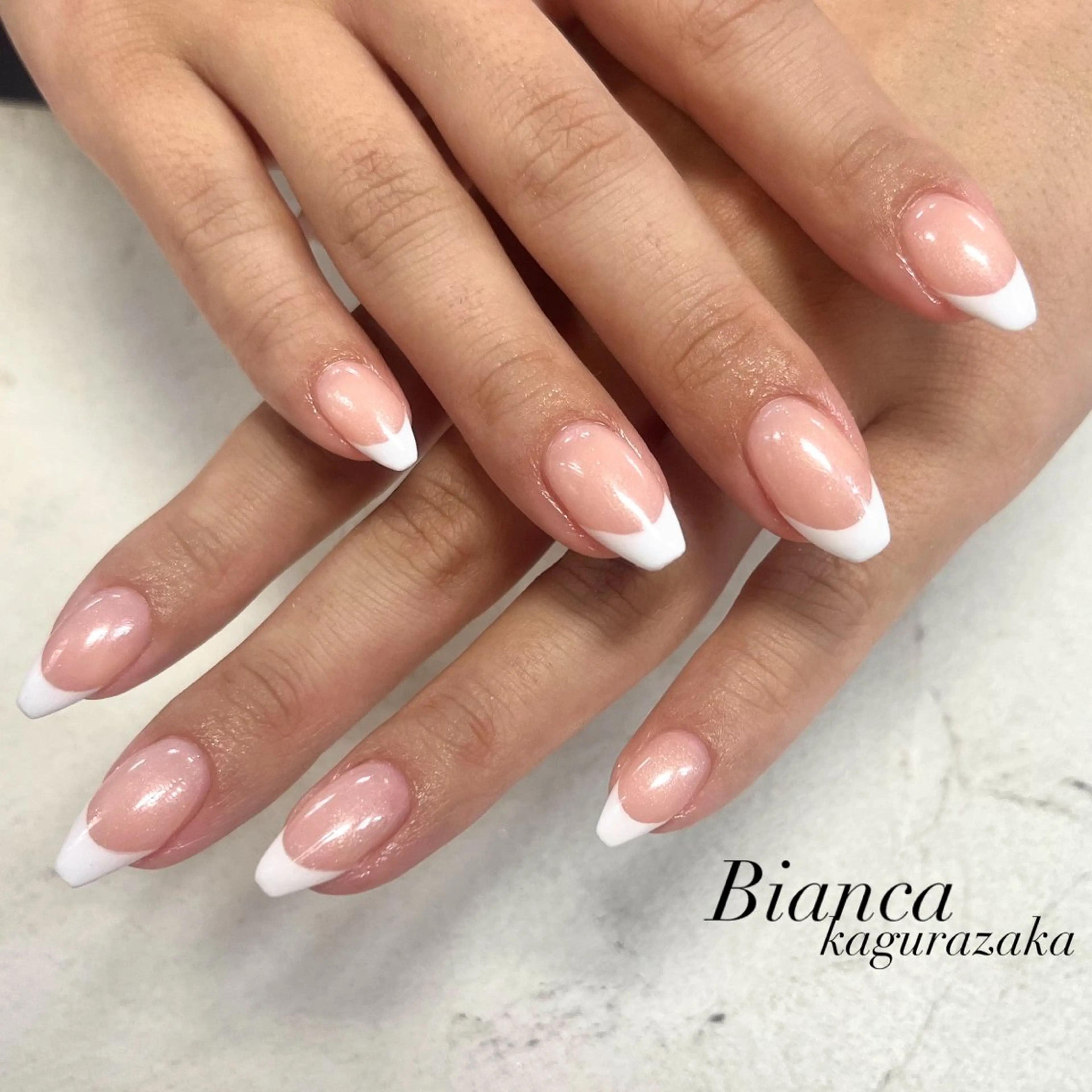 ネイル ハンドネイル BIANCA神楽坂店 TSUMITAのネイルデザイン