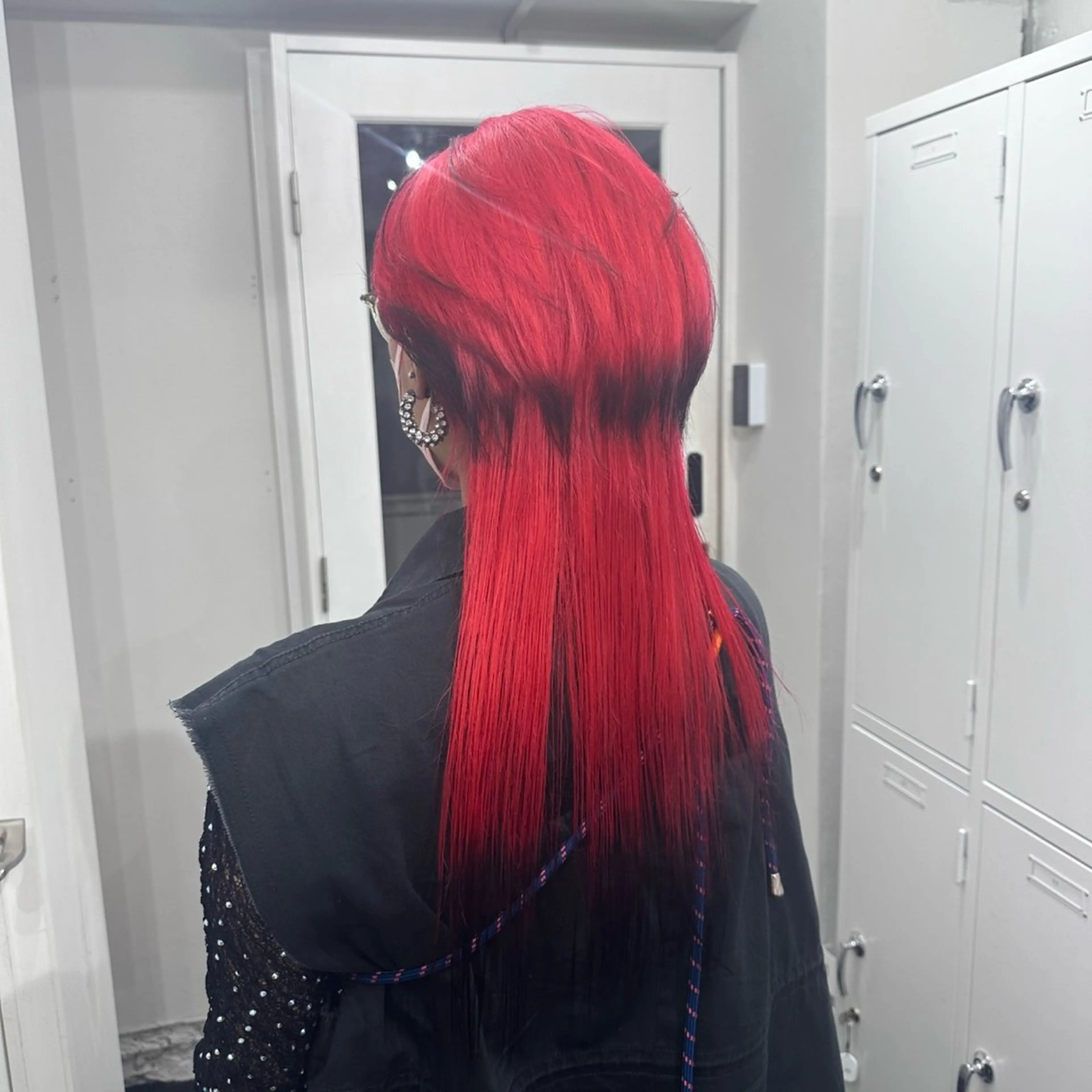 ロング カラー ハイトーン/ウルフ /エクステ/ましろのヘアスタイル