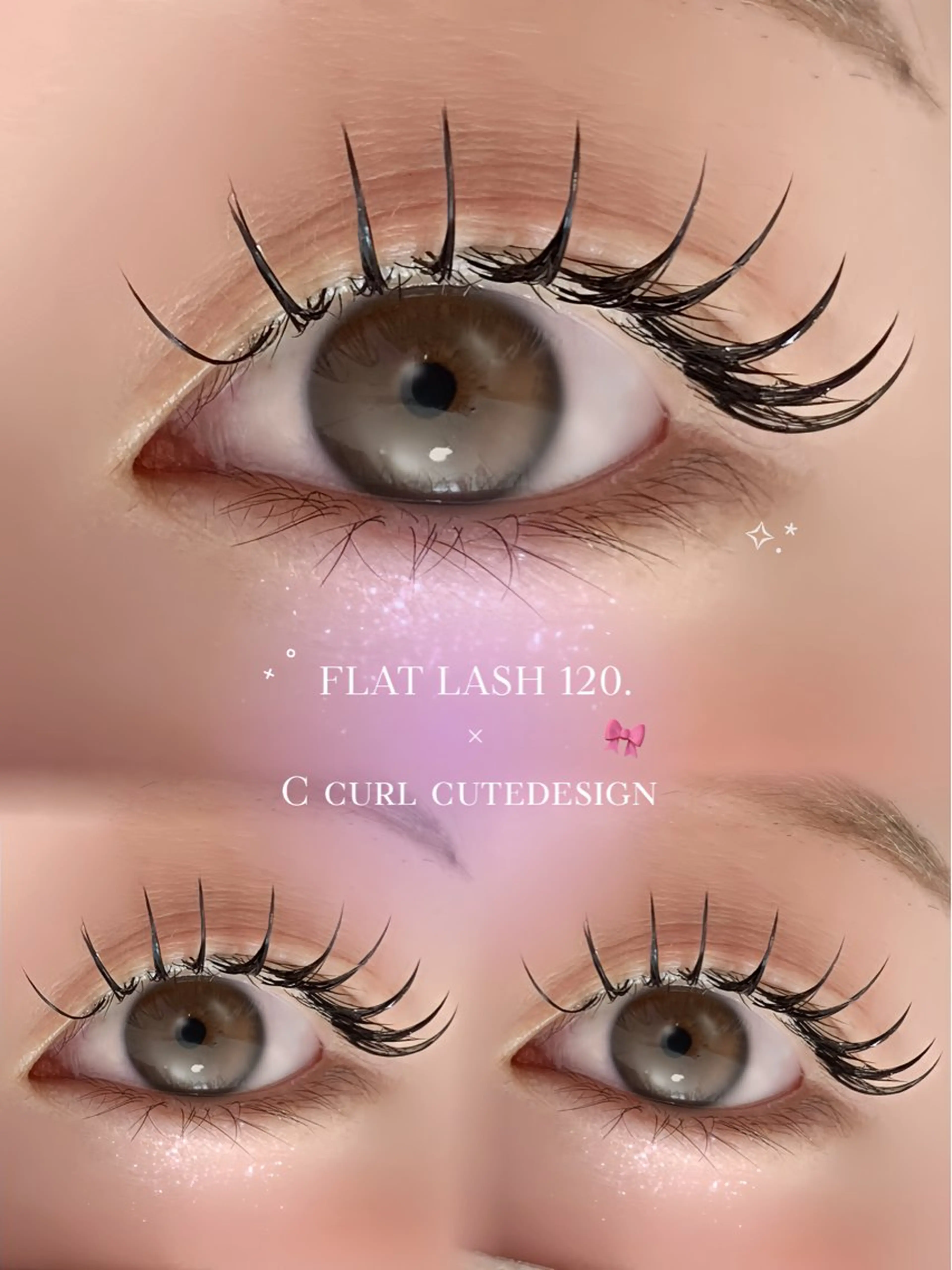 マツエク・マツパ Cカール フラットラッシュ Eyelashsalon   Mayuru所属・Mayuru Yuu‪𖤐.*ﾟのマツエク・マツパデザイン