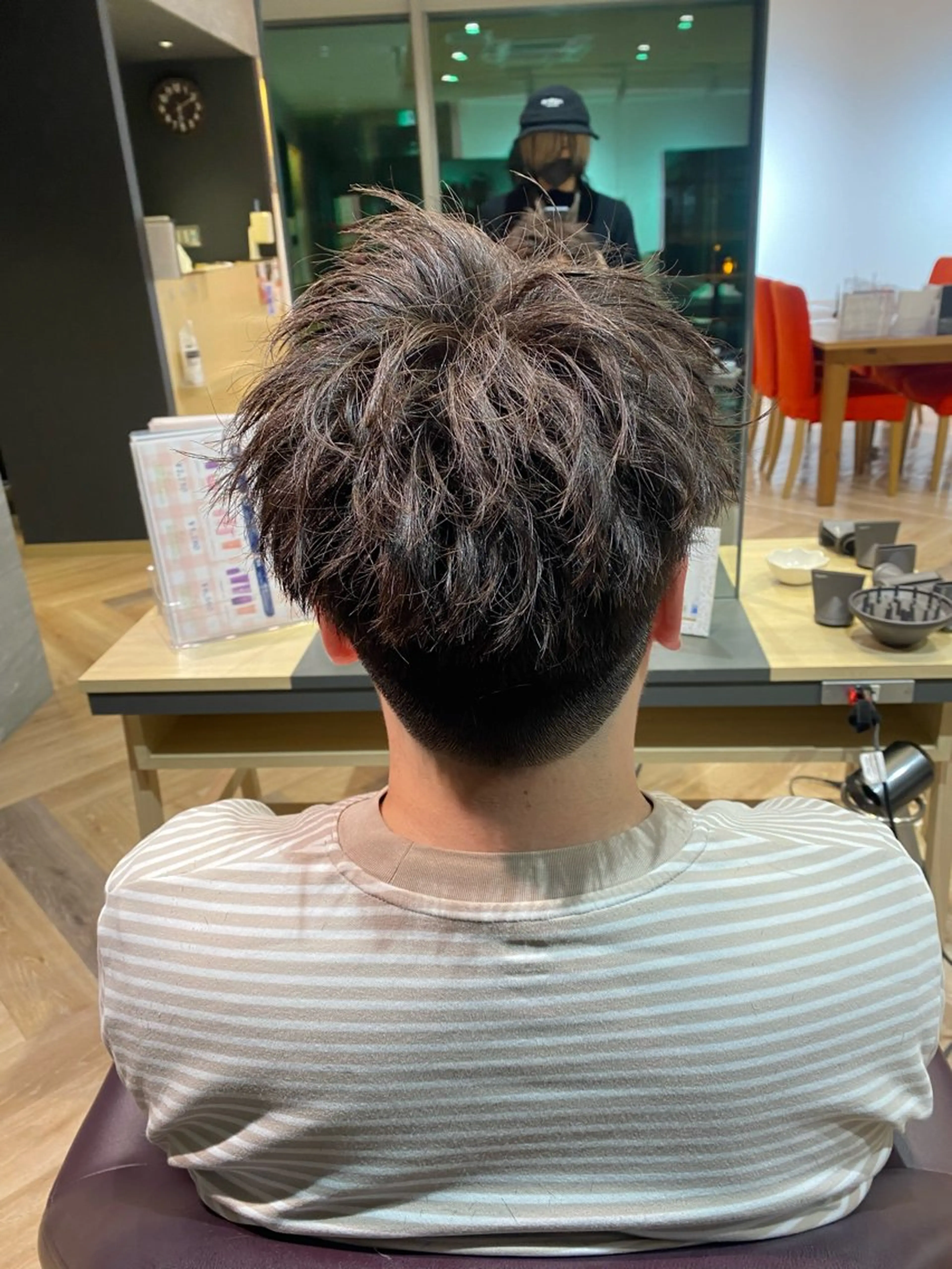 メンズ メンズ特化/フェザー /パーマ/伊勢元のヘアスタイル