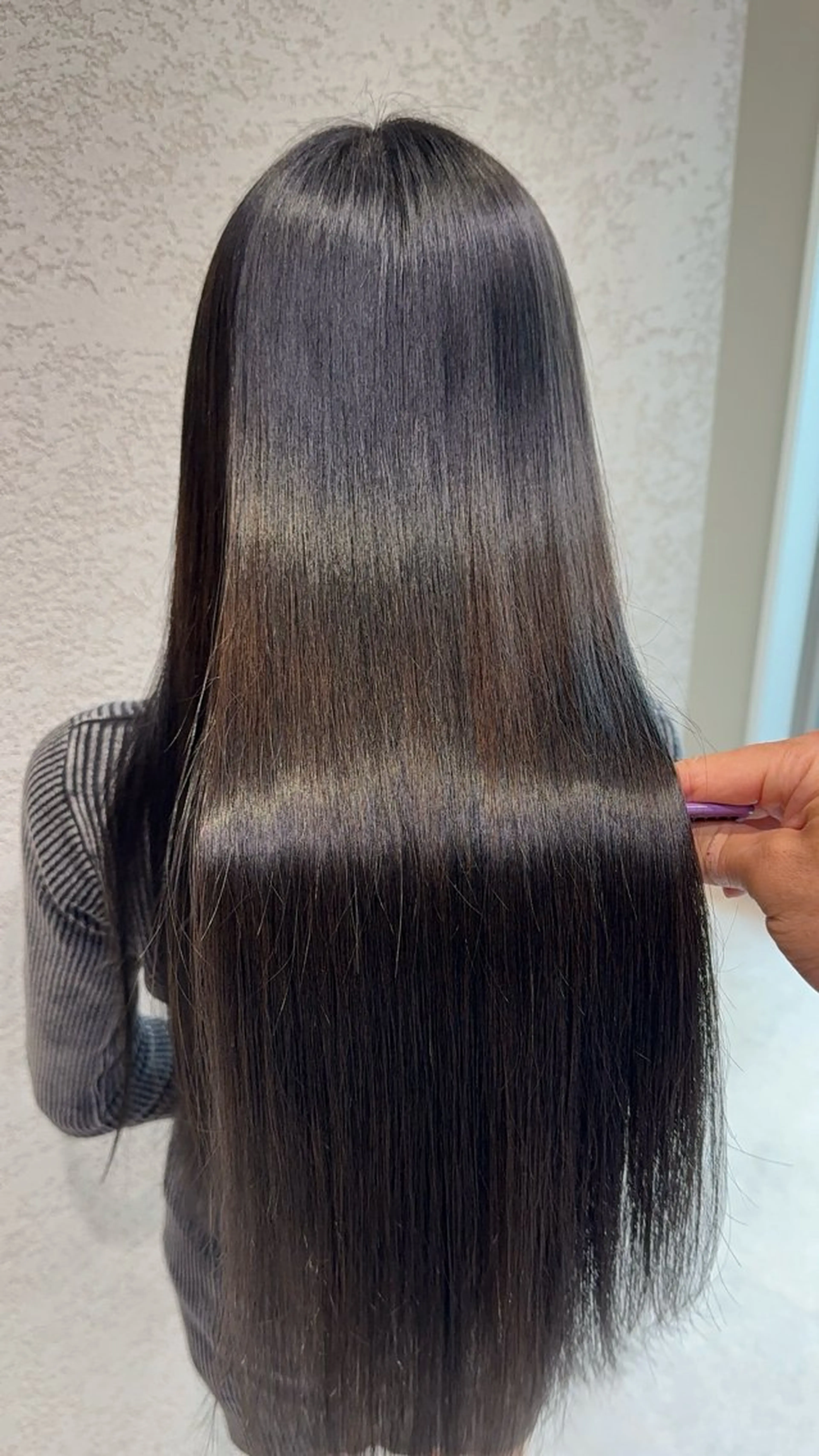 セミロング カラー カット ヘアカラー 縮毛矯正 レイヤー❣️縮毛矯正 川村利幸のヘアスタイル