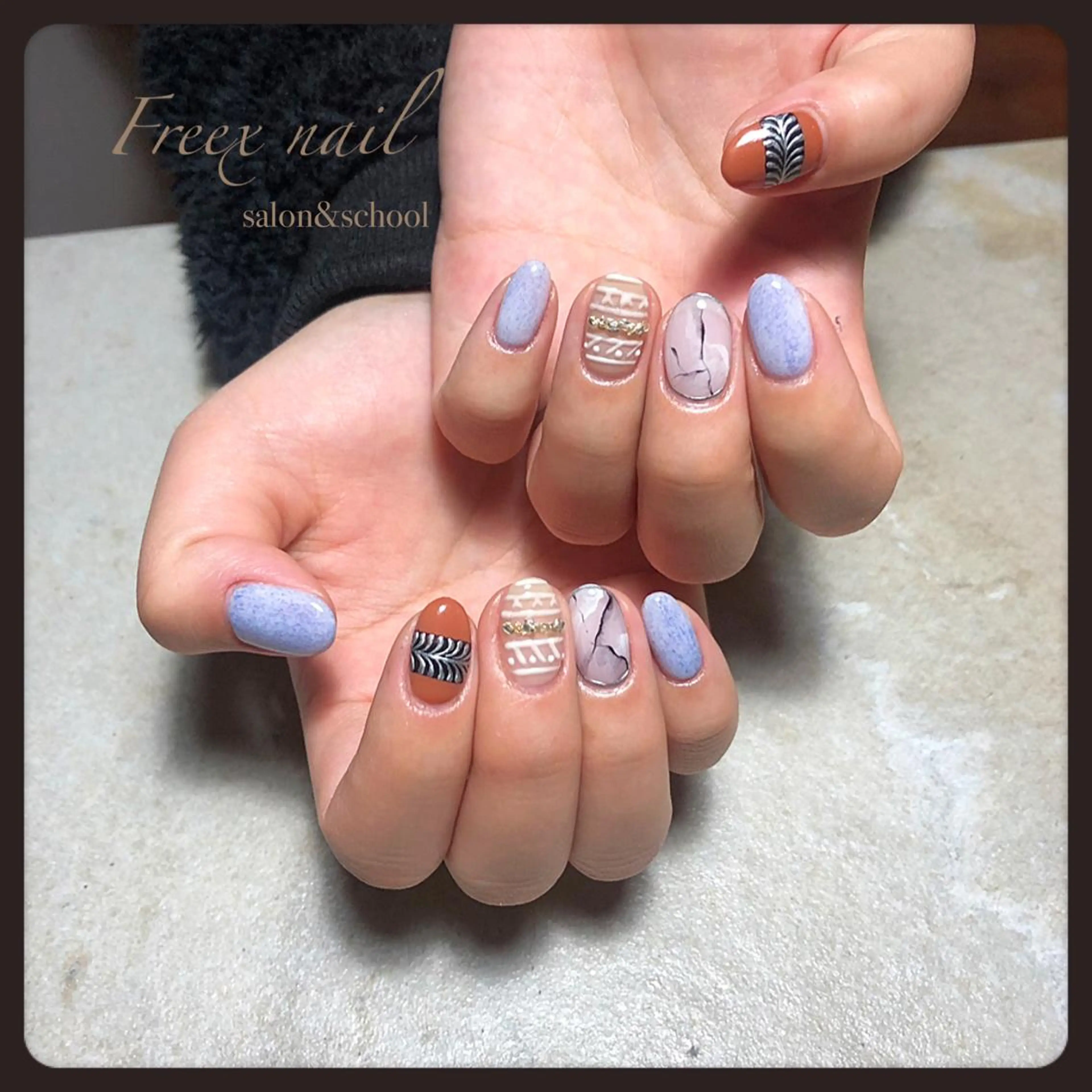 ネイル Freex nail所属・freex nail /ニュアンス/個性派のネイルデザイン
