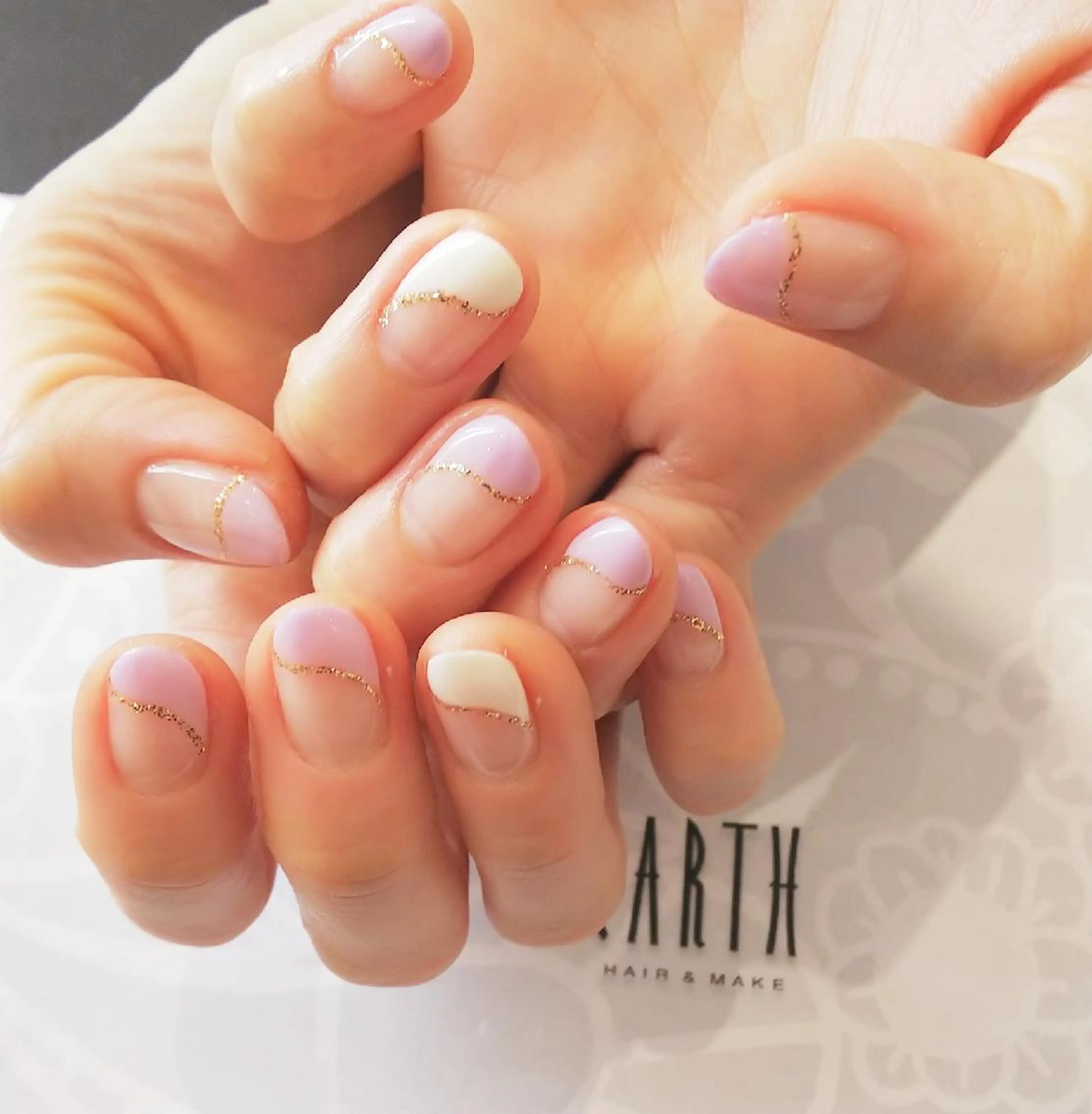 ネイル フレンチネイル Ne naiL ruricoのネイルデザイン