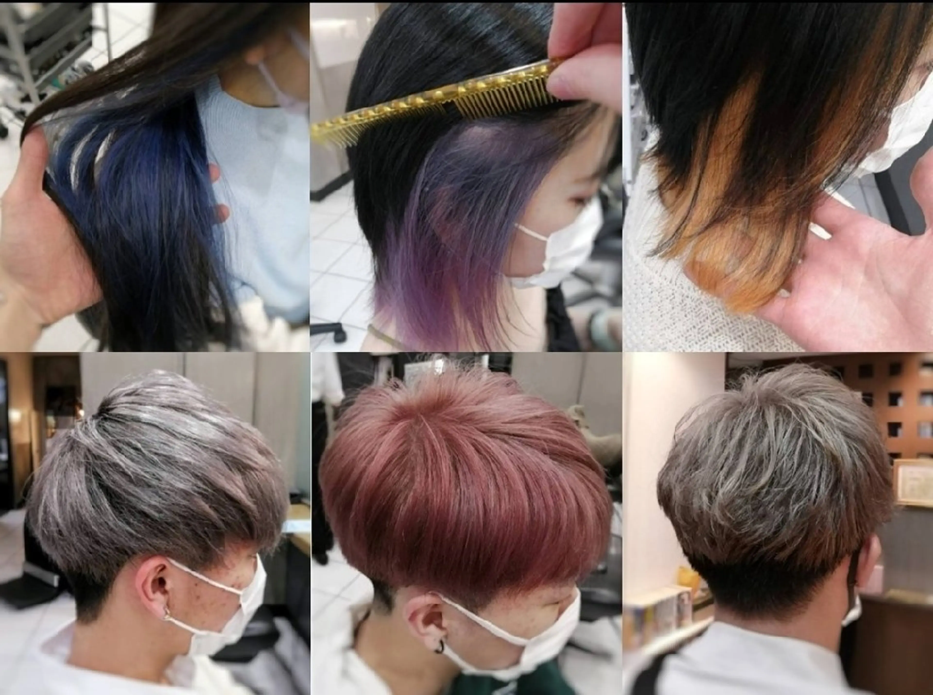 カラー D/i所属・4店舗フリーランスⅠ Y/no〈夜のスパ〉のヘアスタイル