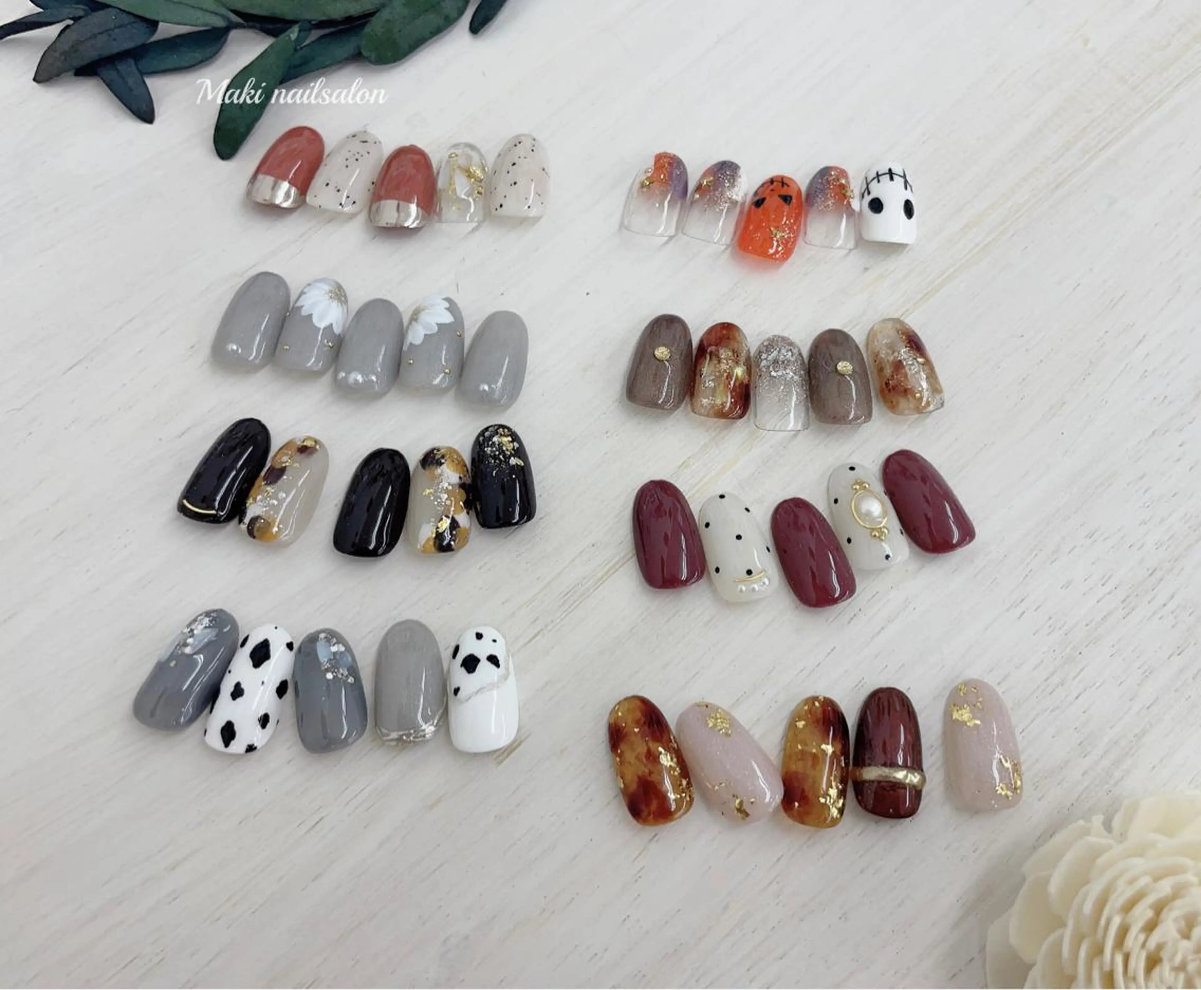 ネイル マキ ネイルサロンのネイルデザイン