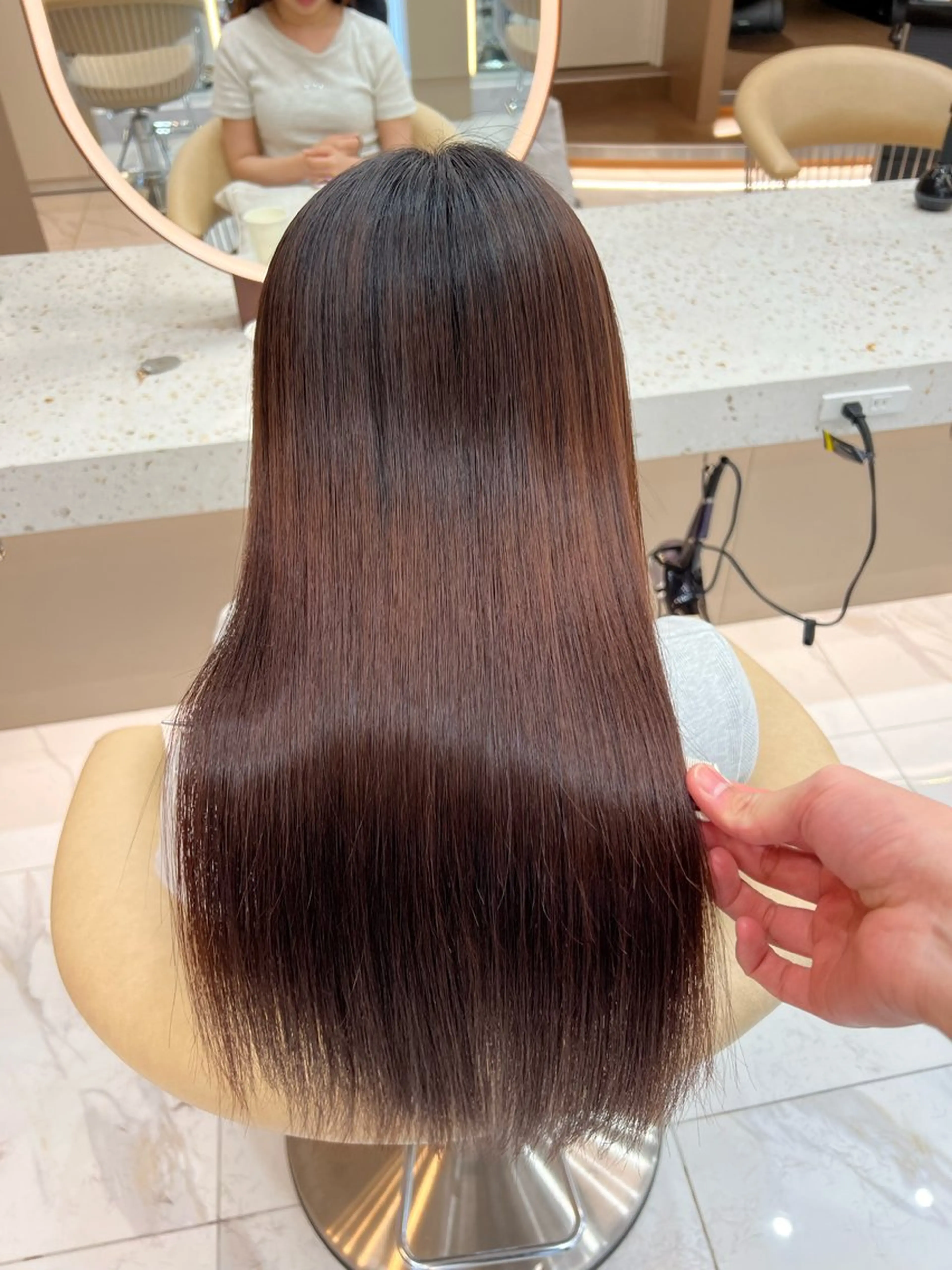 【大人気】美髪縮毛矯正✨️✨️💕➕1stepトリートメント（内部補修）🍀*゜の写真