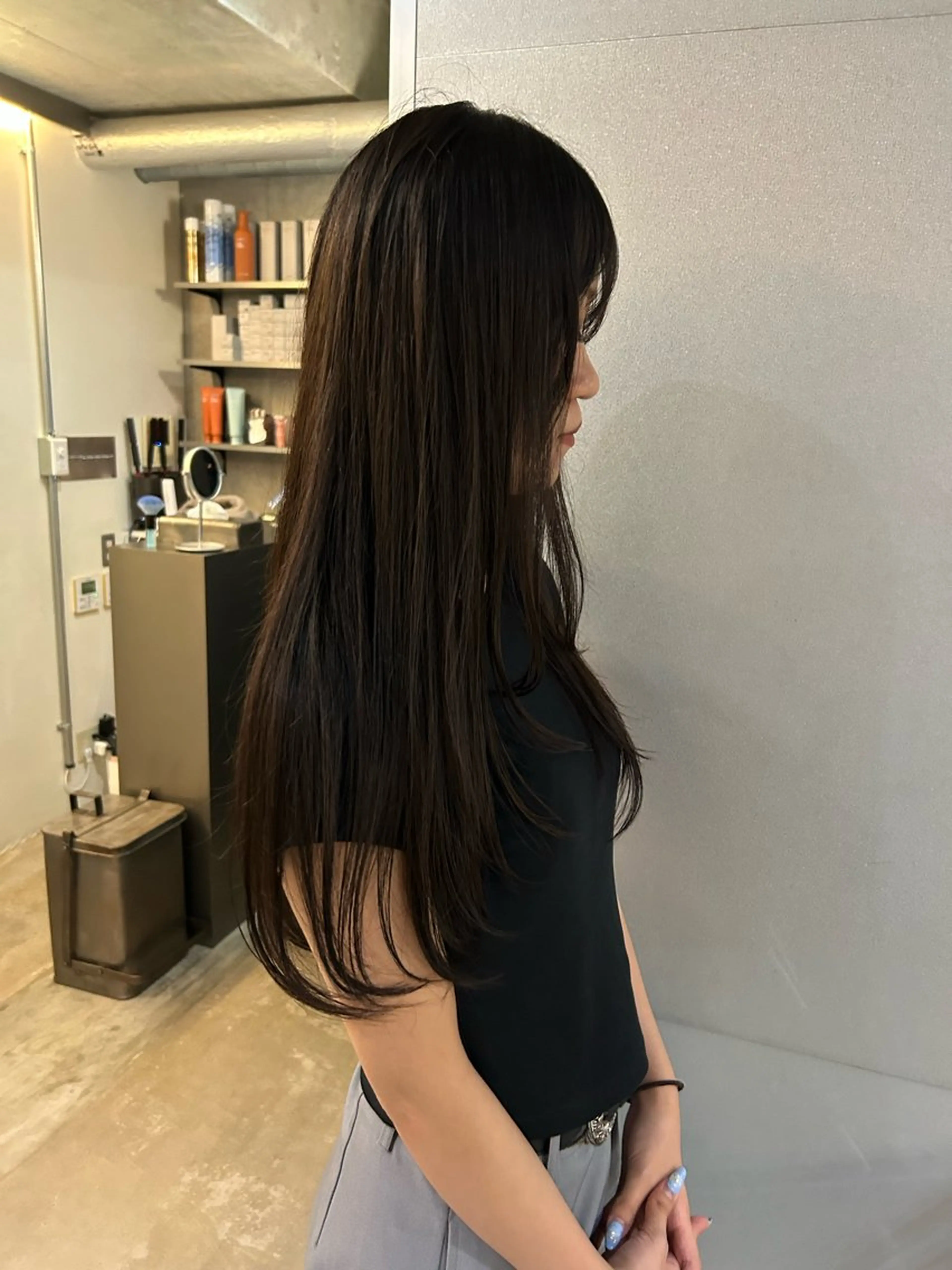ロング 韓国ヘア/ボブ/レ イヤー/ EMIRIのヘアスタイル
