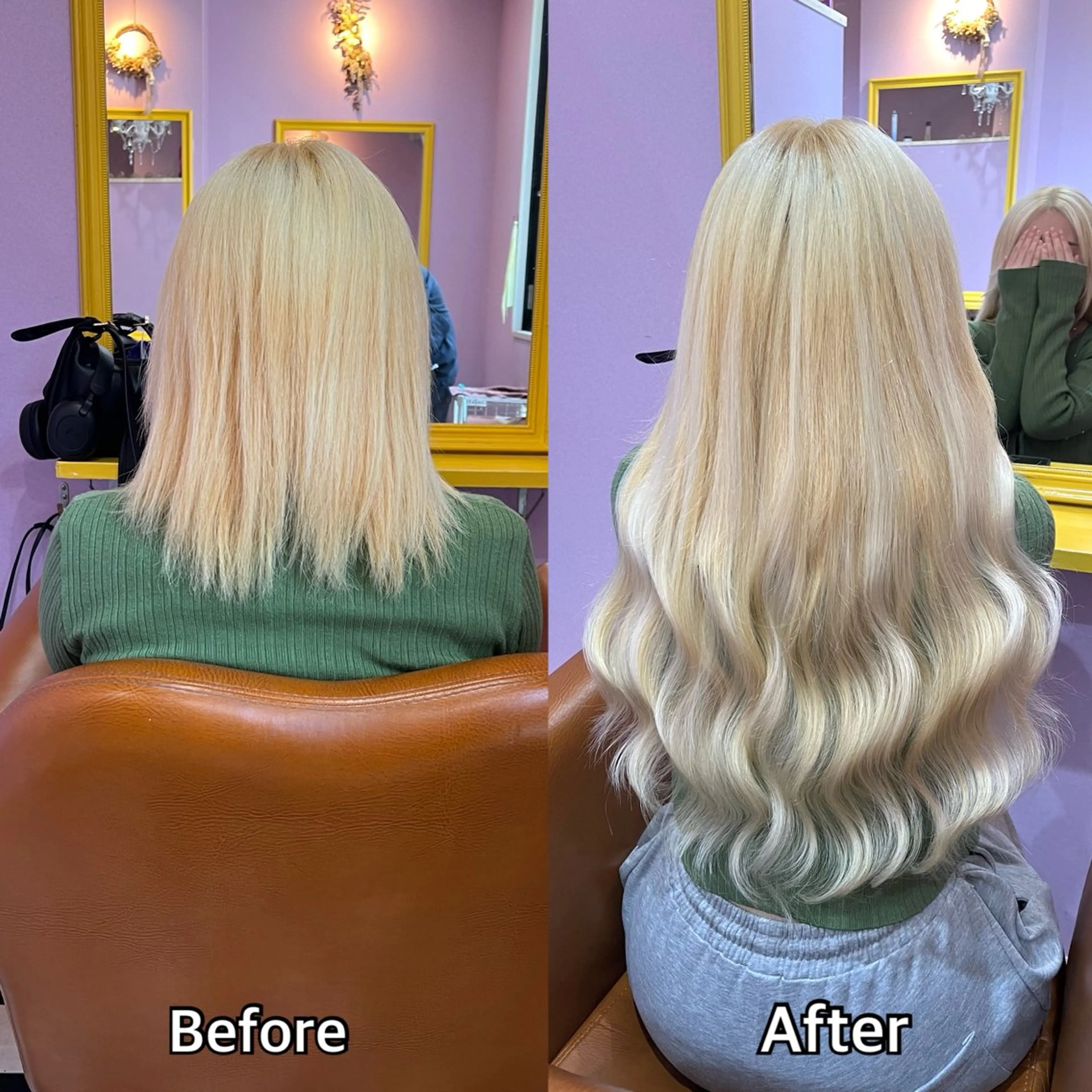 人毛シールエクステ80枚⭕️19900円の写真